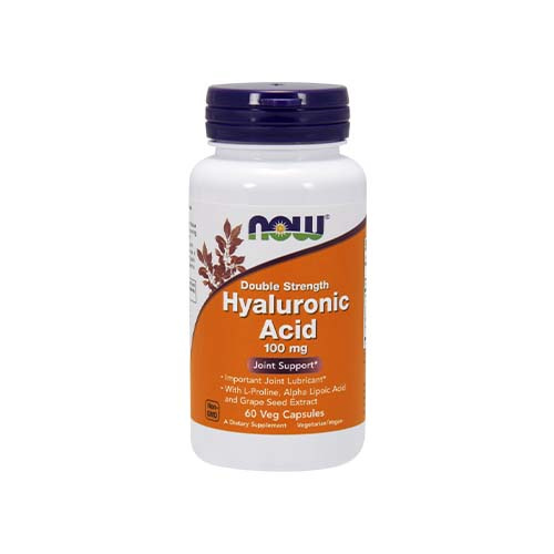 NOW Acide Hyaluronique 100mg - 60vcaps.