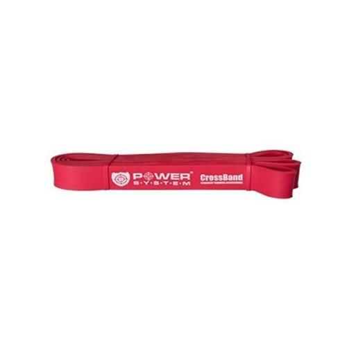 POWER SYSTEM Bande élastique Cross Brand - Niveau 3 - Rouge