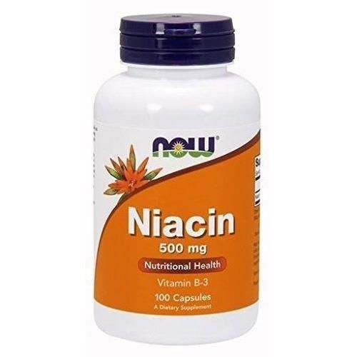 NOW Niacin 500mg - 100caps