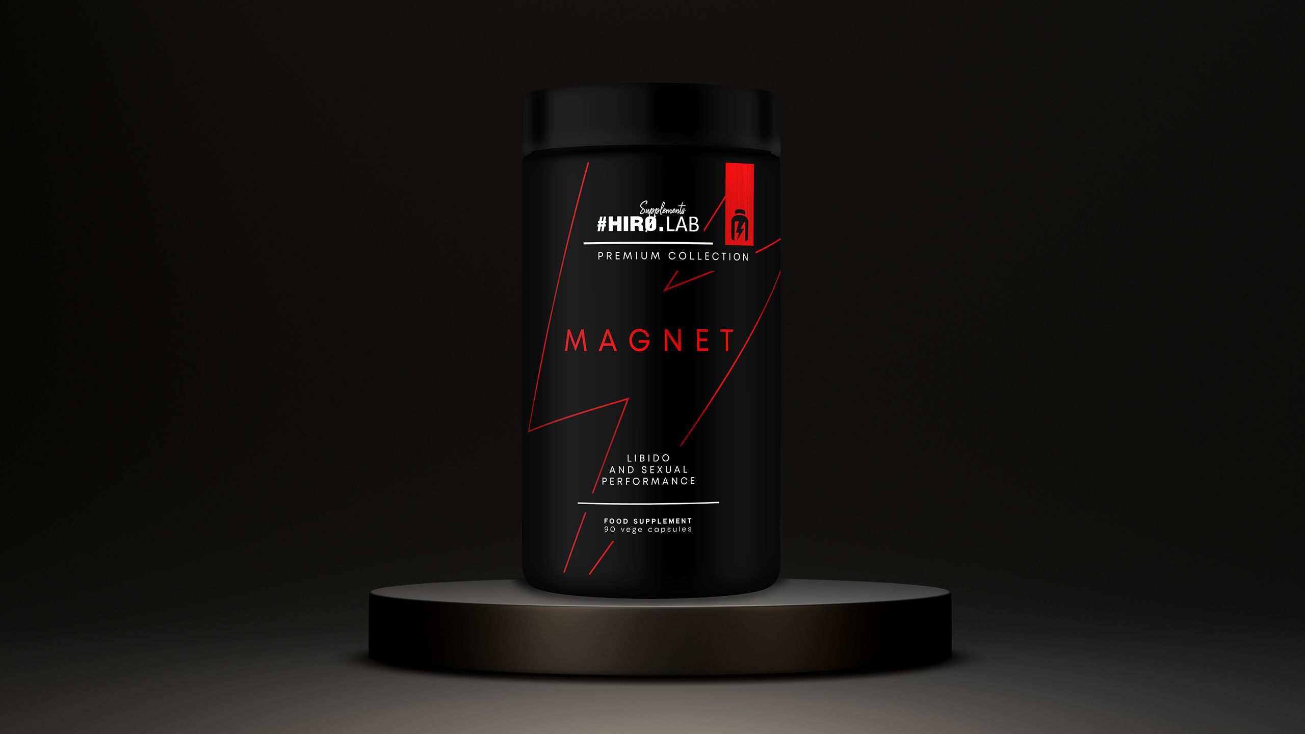 HIRO.LAB Prime Test - 120vcaps. + Magnet - 90vcaps.