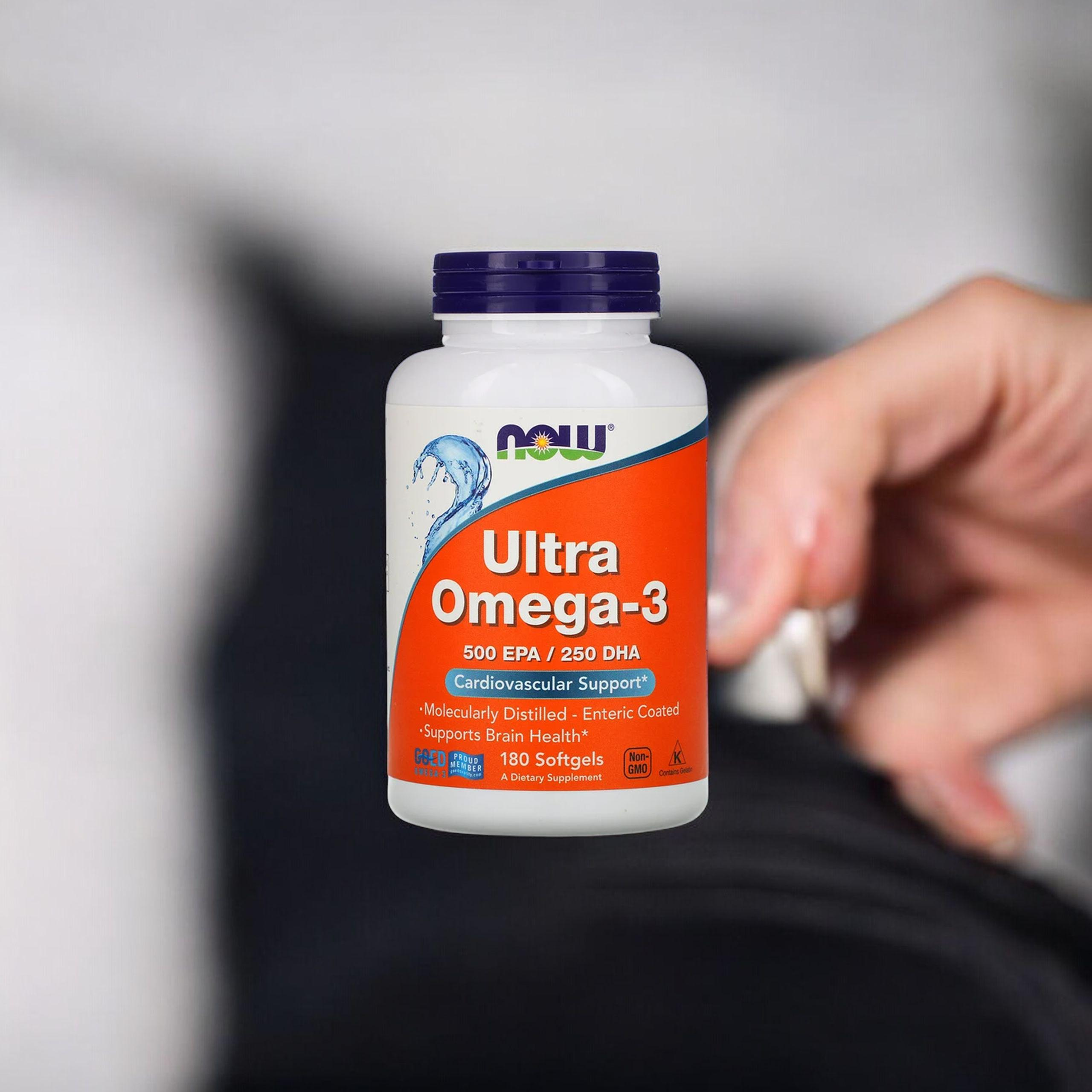 NOW Ultra Omega 3 - 500 EPA / 250 DHA - 180softgels