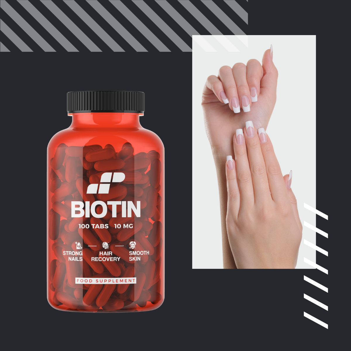 MP NUTRITION Biotin 10mg - 100tabs - Biotine