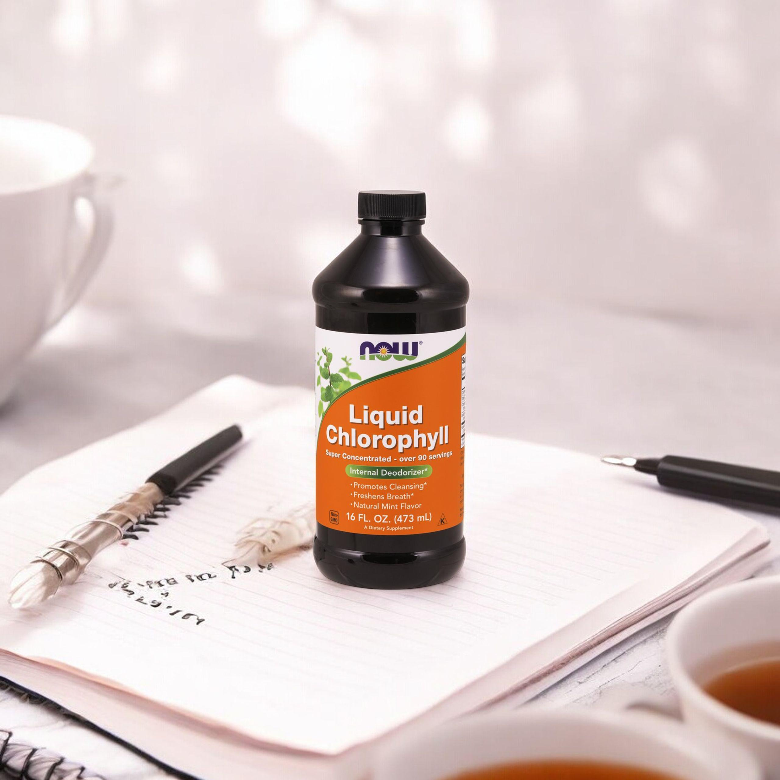 NOW Liquid Chlorophyll - 473ml - Chlorophylle liquide