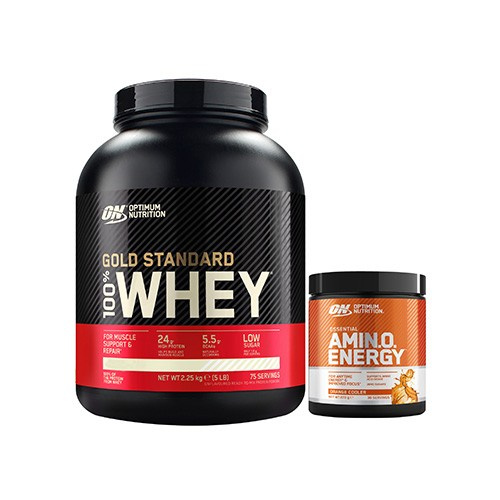 OPTIMUM NUTRITION Whey Gold Standard - 2270g* + Amino Energy - 270g