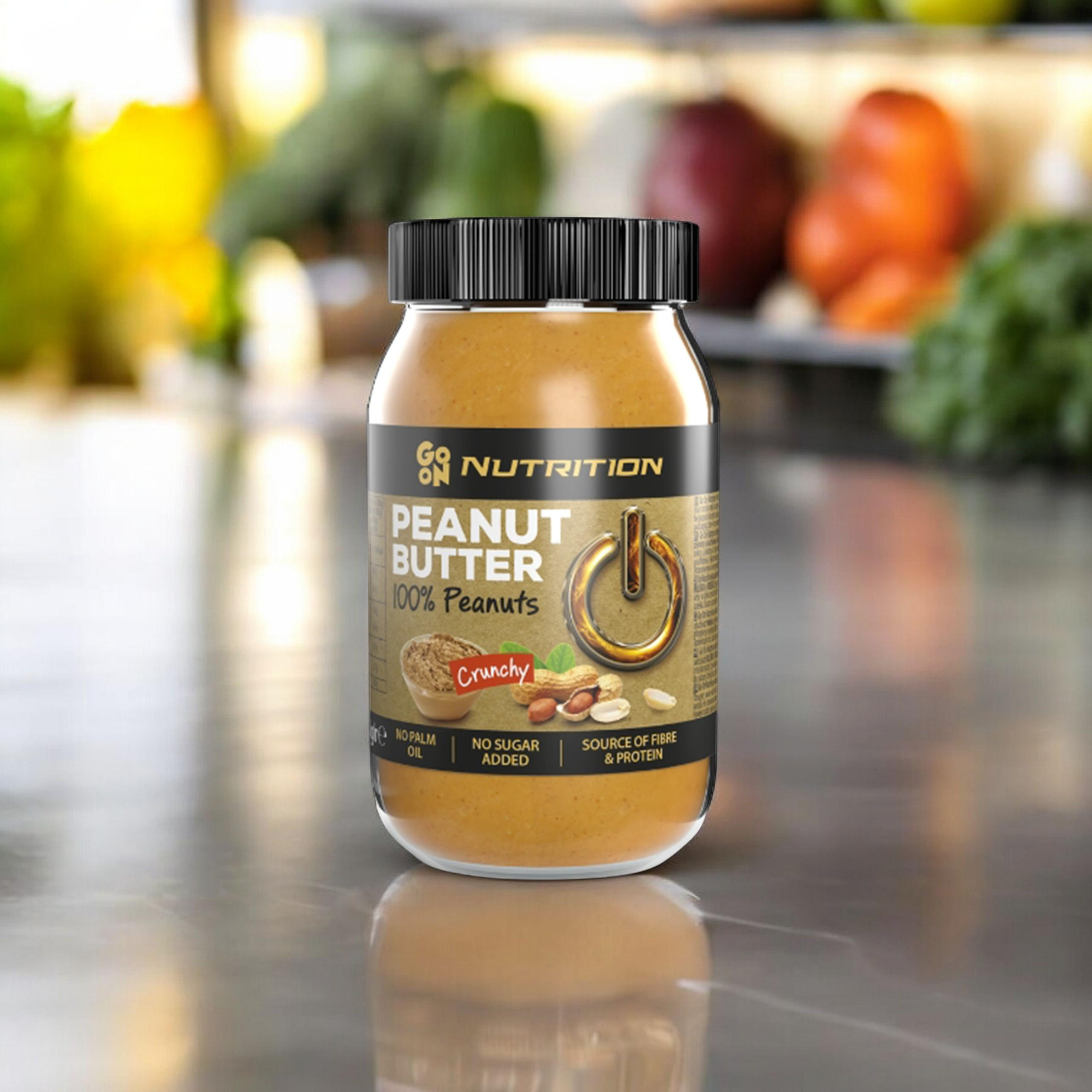 GO ON NUTRITION Peanut Cream 100% Peanuts - 900g - Crème de cacahuètes