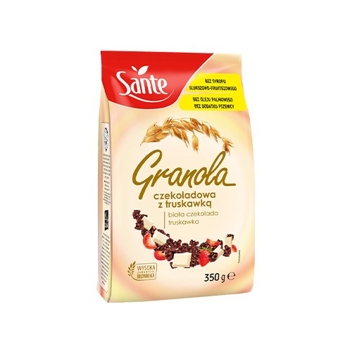 SANTE Granola avec Chocolat Blanc et Fraises - 350g