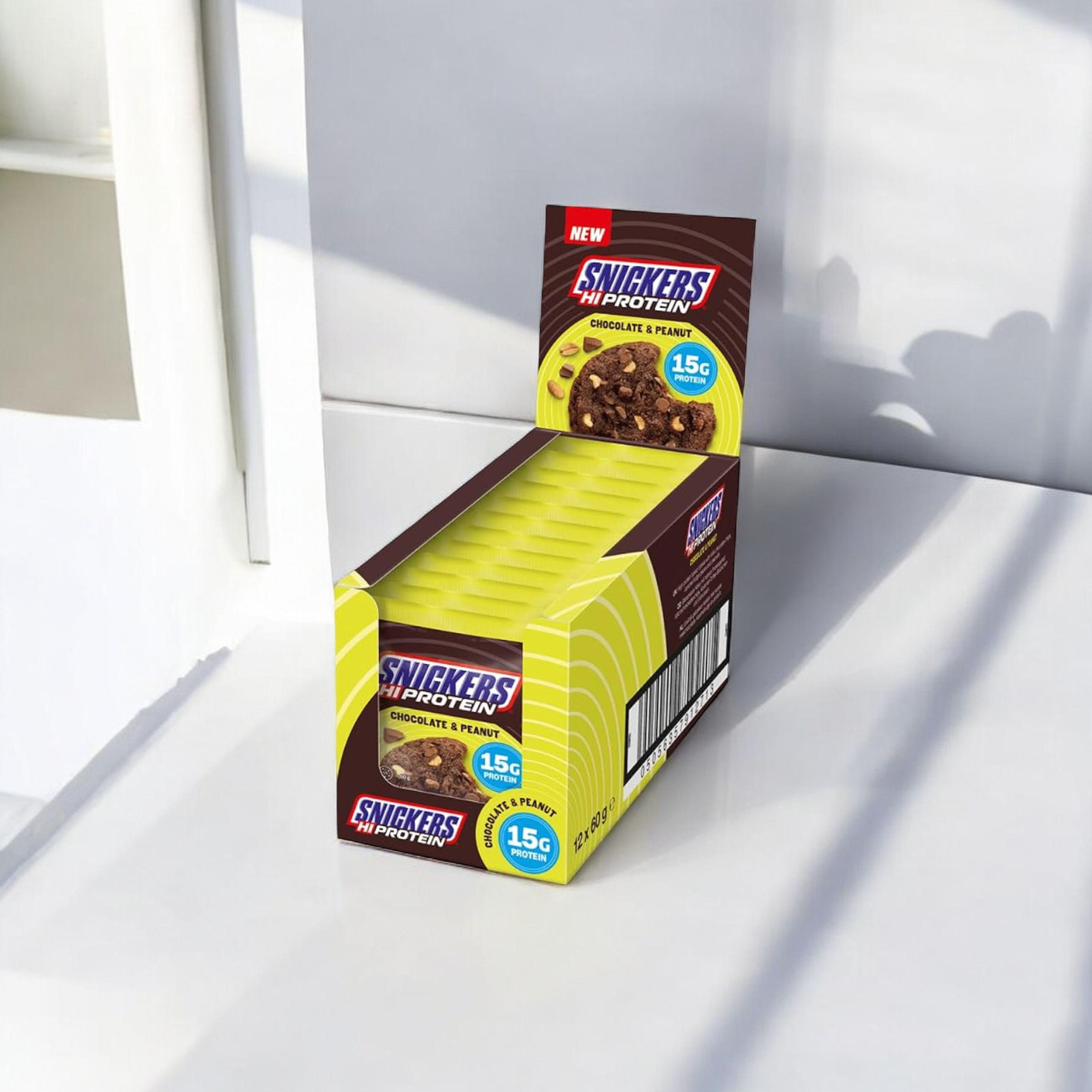 Mars – Biscuit Protéiné Snickers – 12×60 g – Chocolat & Cacahuète
