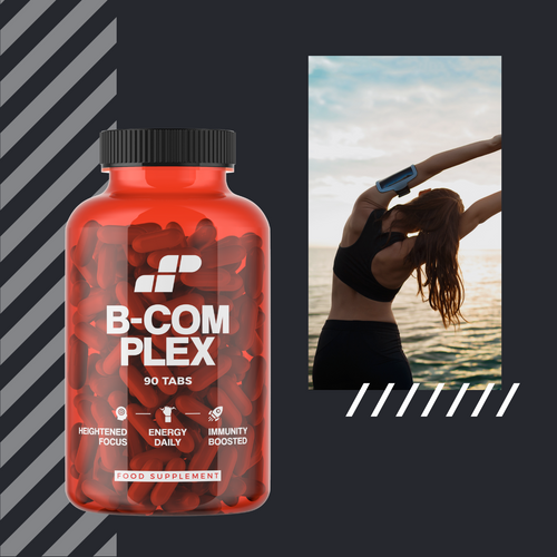 MP NUTRITION Vitamin B-Complex - 90tabs - Complexe de Vitamines B