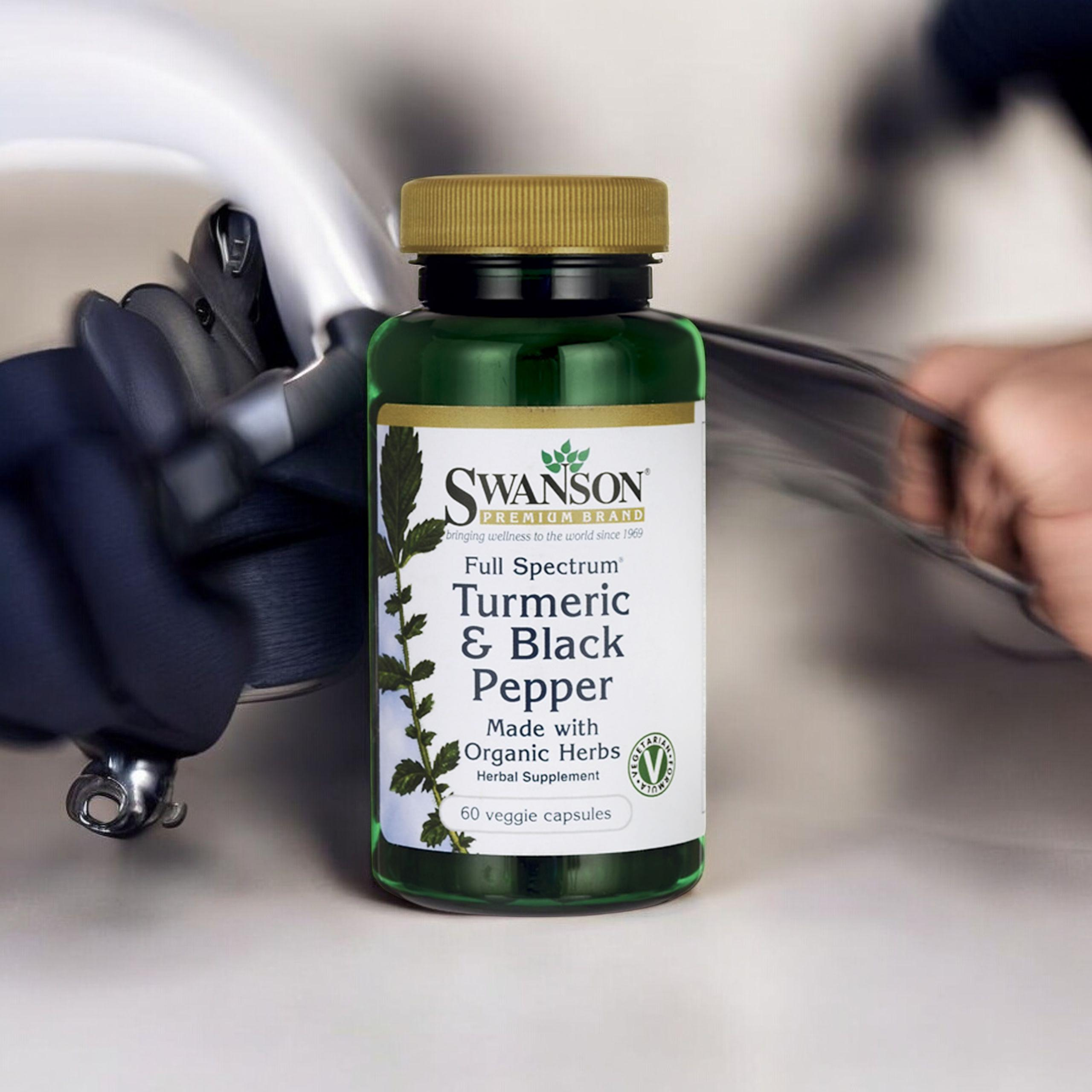 SWANSON Turmeric Black Pepper (Curcuma z Piperyną) - 60vcaps.