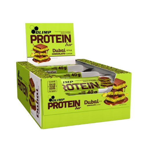 OLIMP - Barre Protéinée - 25x 40g - Chocolat Dubai