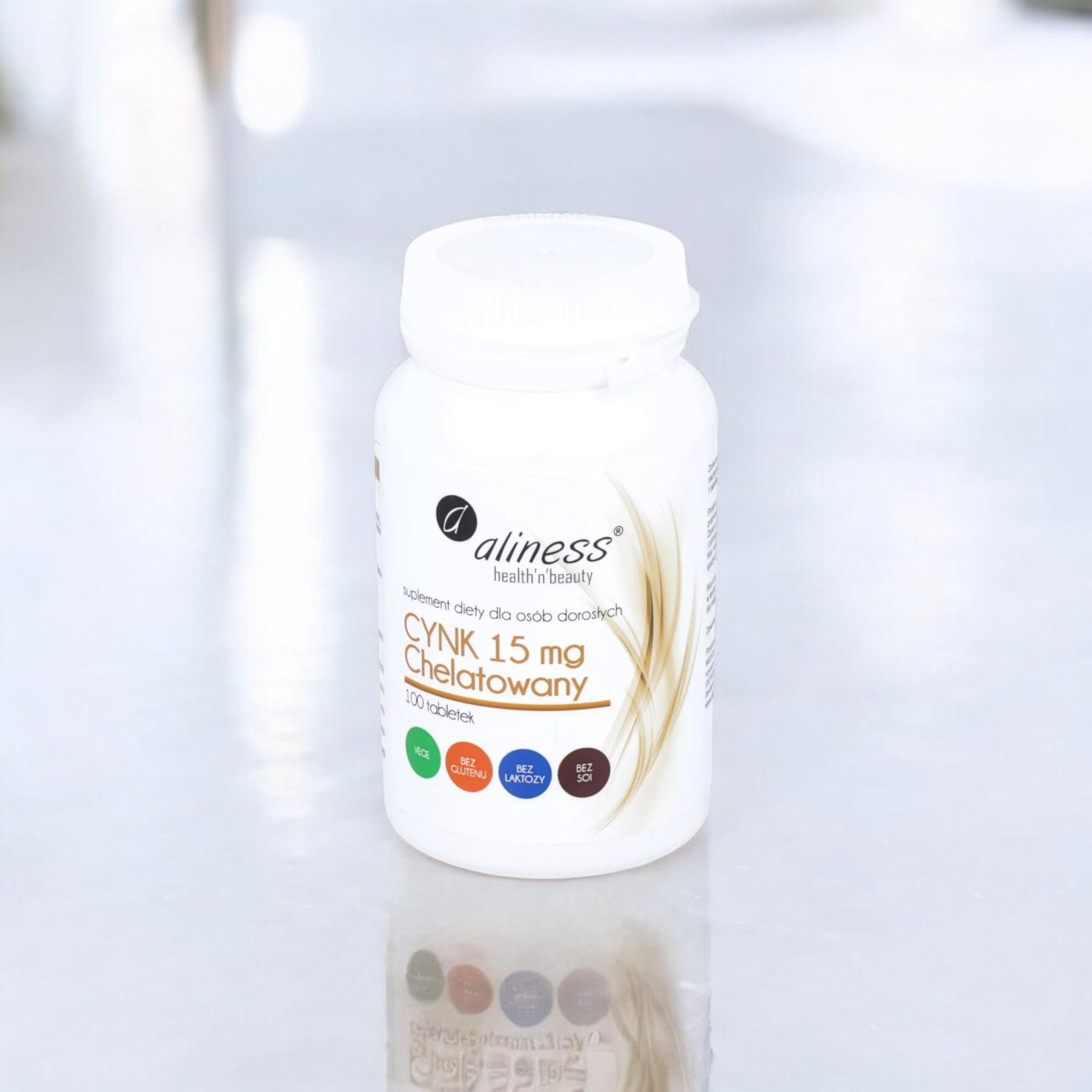 ALINESS - Zinc Chélaté 15mg - 100vtabs.