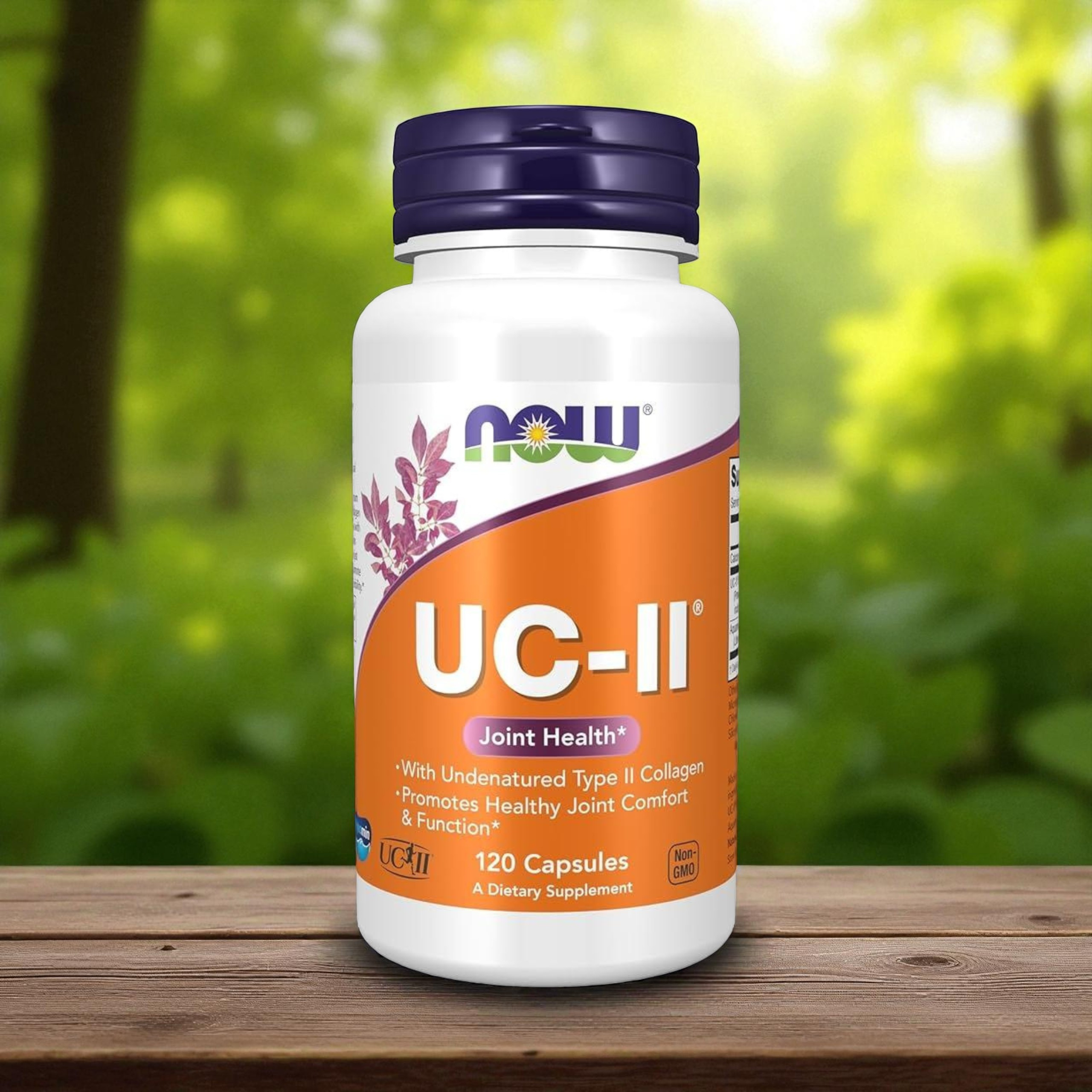 NOW - UC-II Collagène Type II 40mg - 120 gélules végétales.