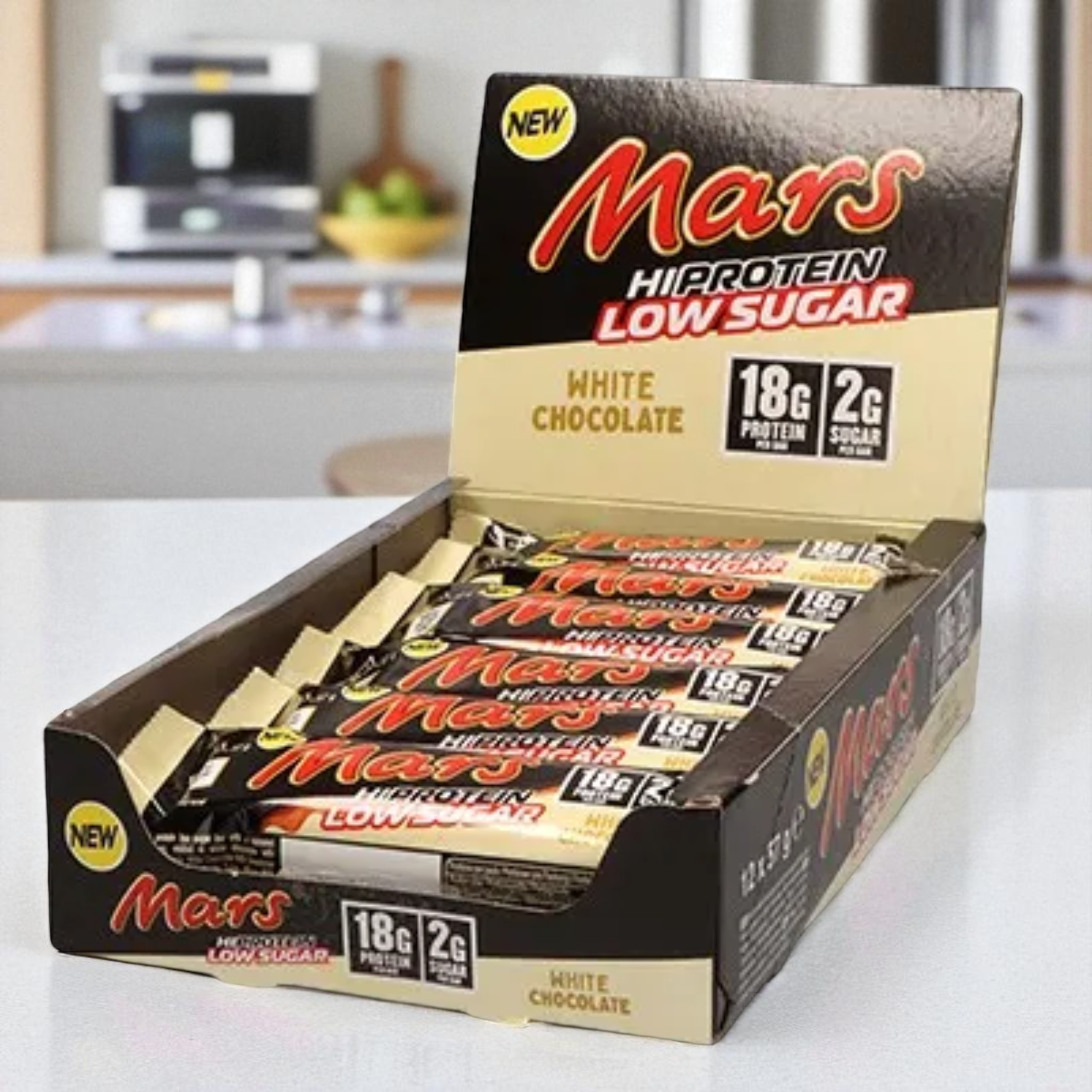 Mars - Barre Mars HIProtein LS - 12x 57g - Chocolat blanc