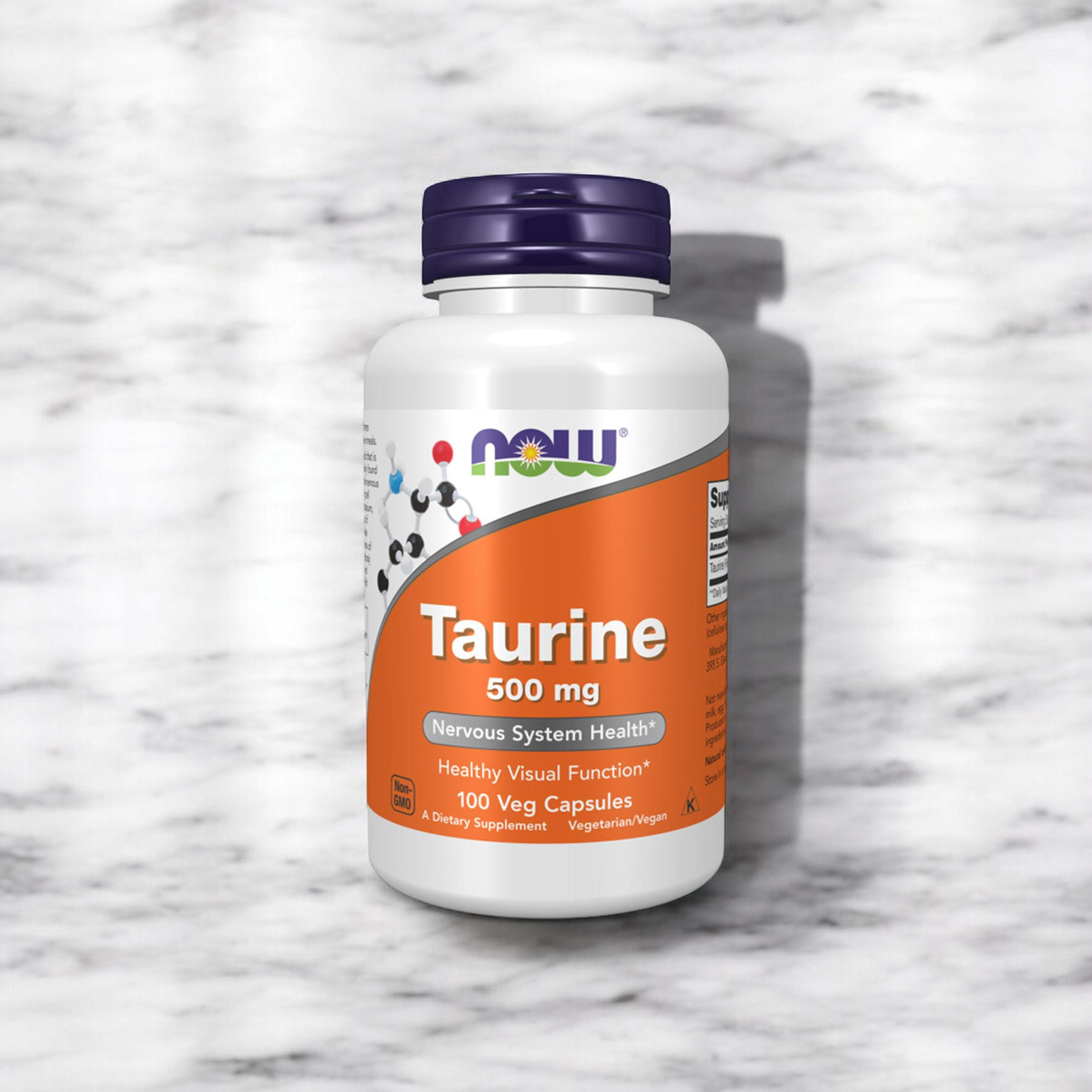 NOW Taurine 500mg - 100vcaps