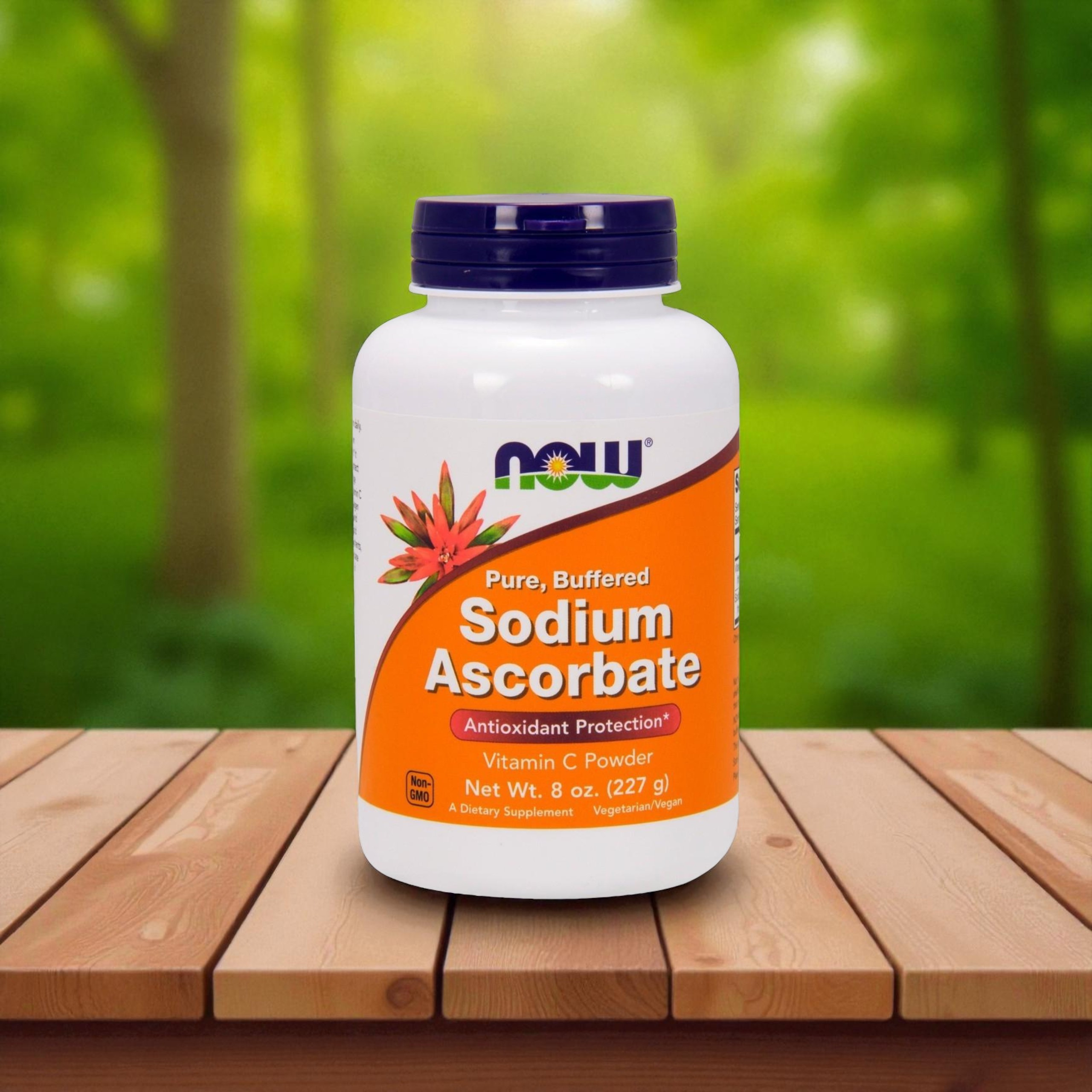 NOW - Poudre d'Ascorbate de Sodium - 227g