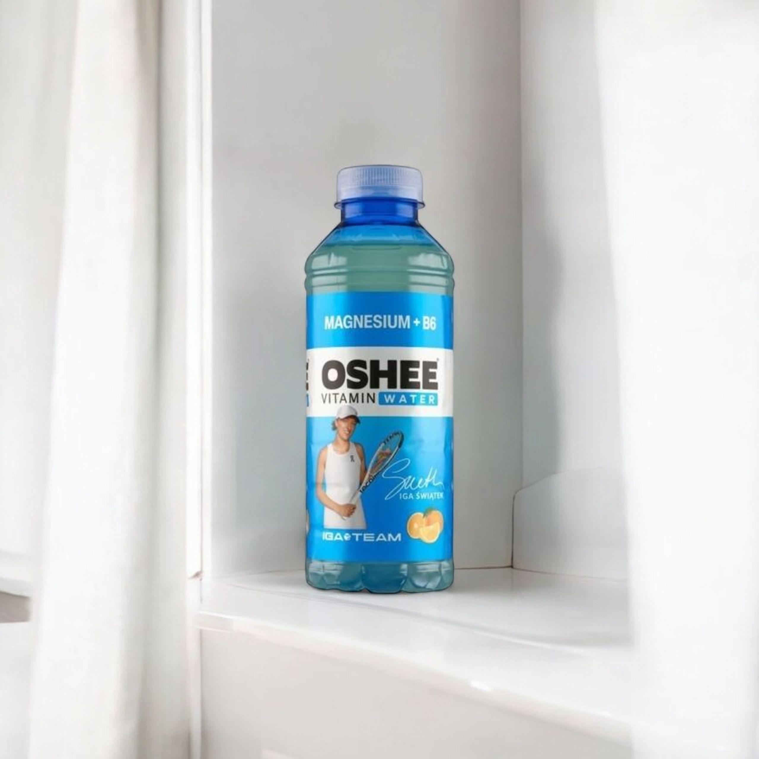 OSHEE Eau vitaminée Magnésium+ B6 12x 555ml