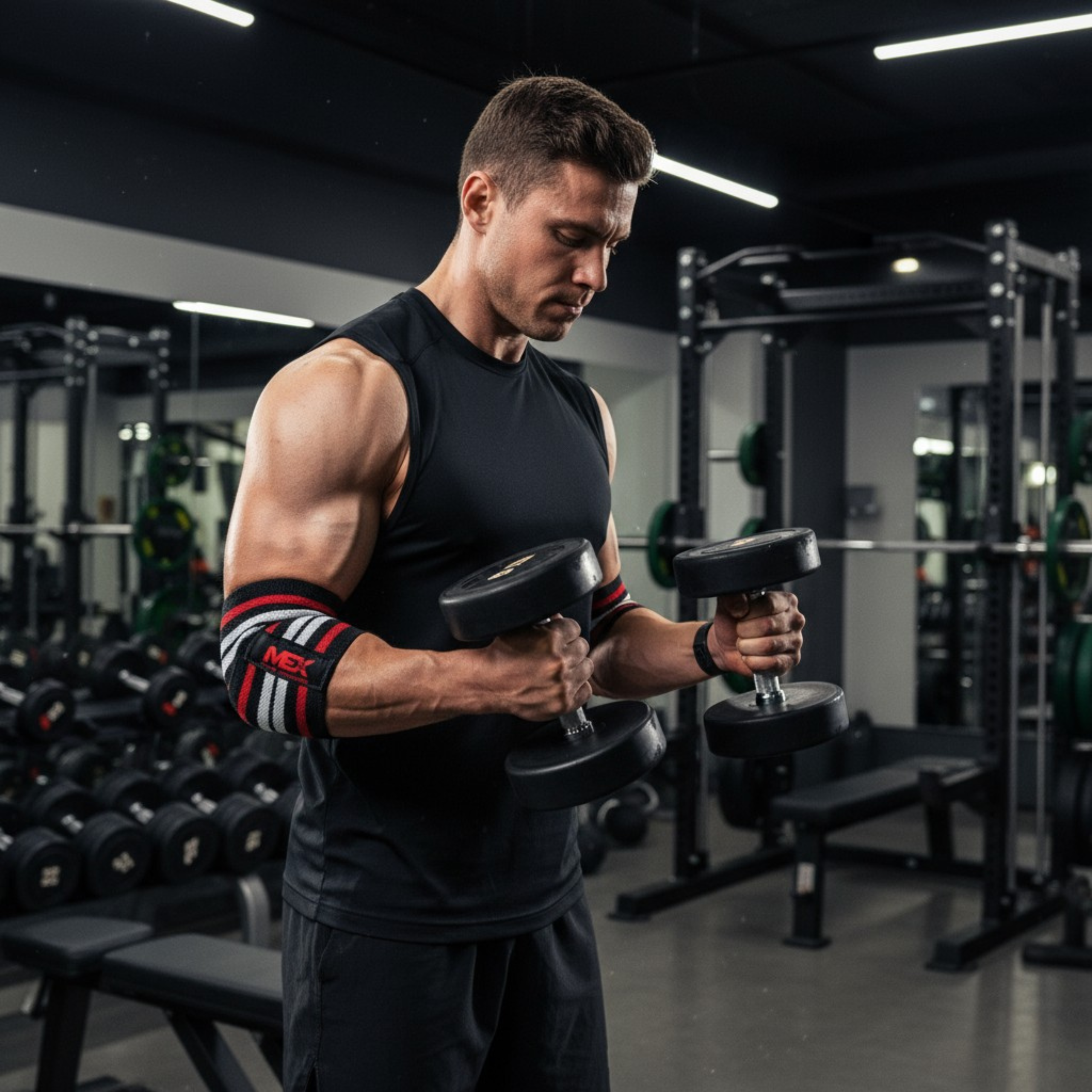 MEX SPORT - Elbow Wraps - Noir/Rouge/Blanc pol_pl_MEX-SPORT-Elbow-Wraps-Black-Red-White-43162_5