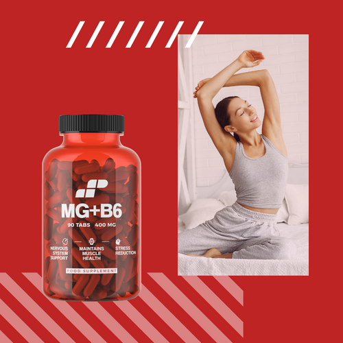 MP NUTRITION Mg + B6 - 90tabs - Magnésium + Vitamine B6