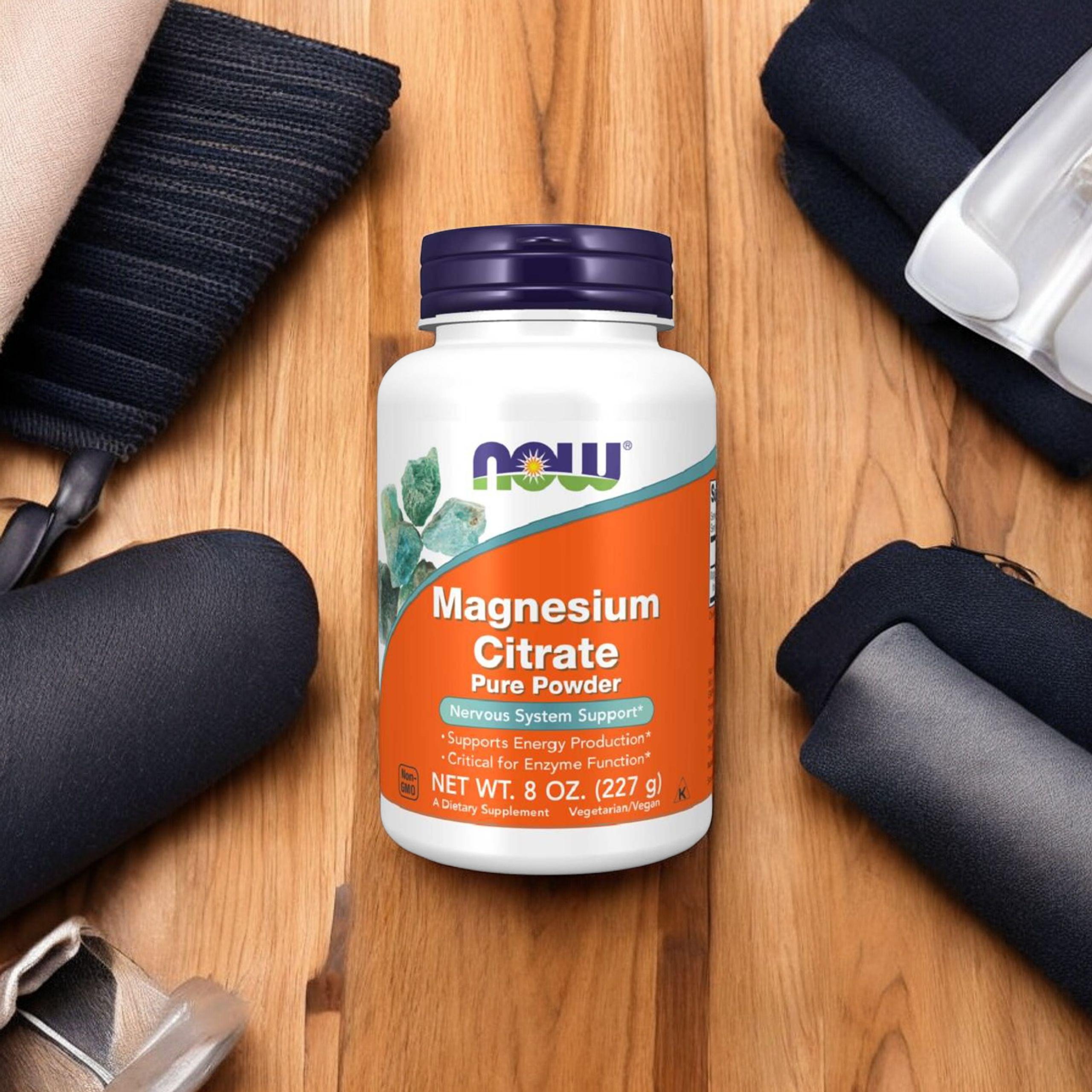 NOW Magnesium Citrate Powder - 227g