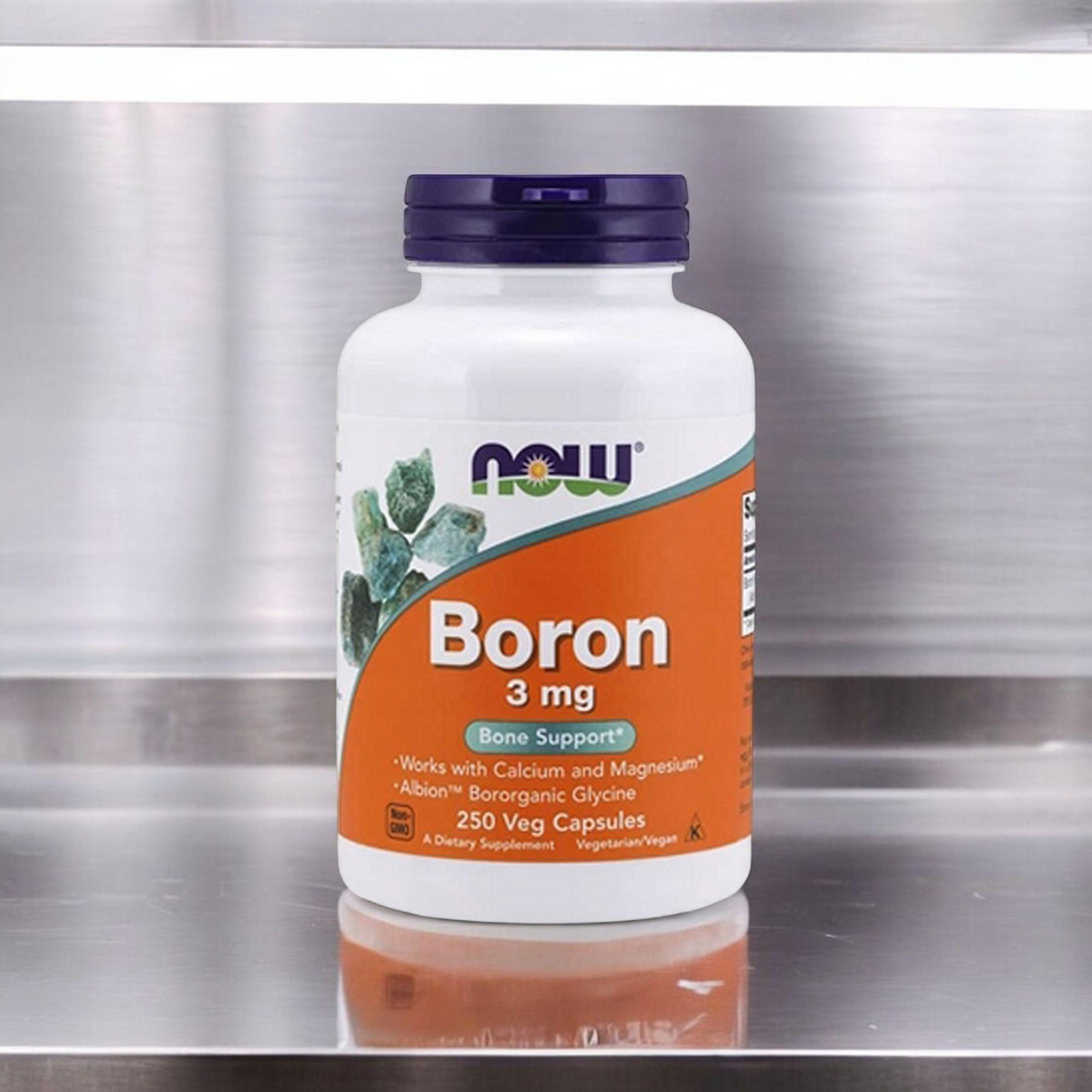 NOW Boron 3mg - 250vcaps.