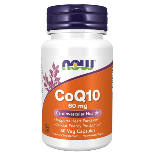 NOW - CoQ10 60mg - 60 gélules végétales.