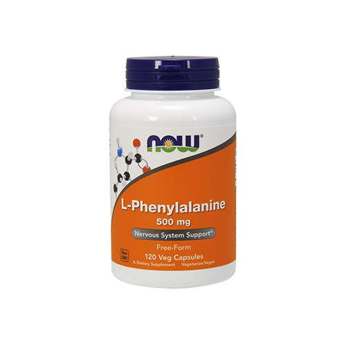 NOW L-Phenylalanine 500mg - 120vcaps - SOLDES - 31-01