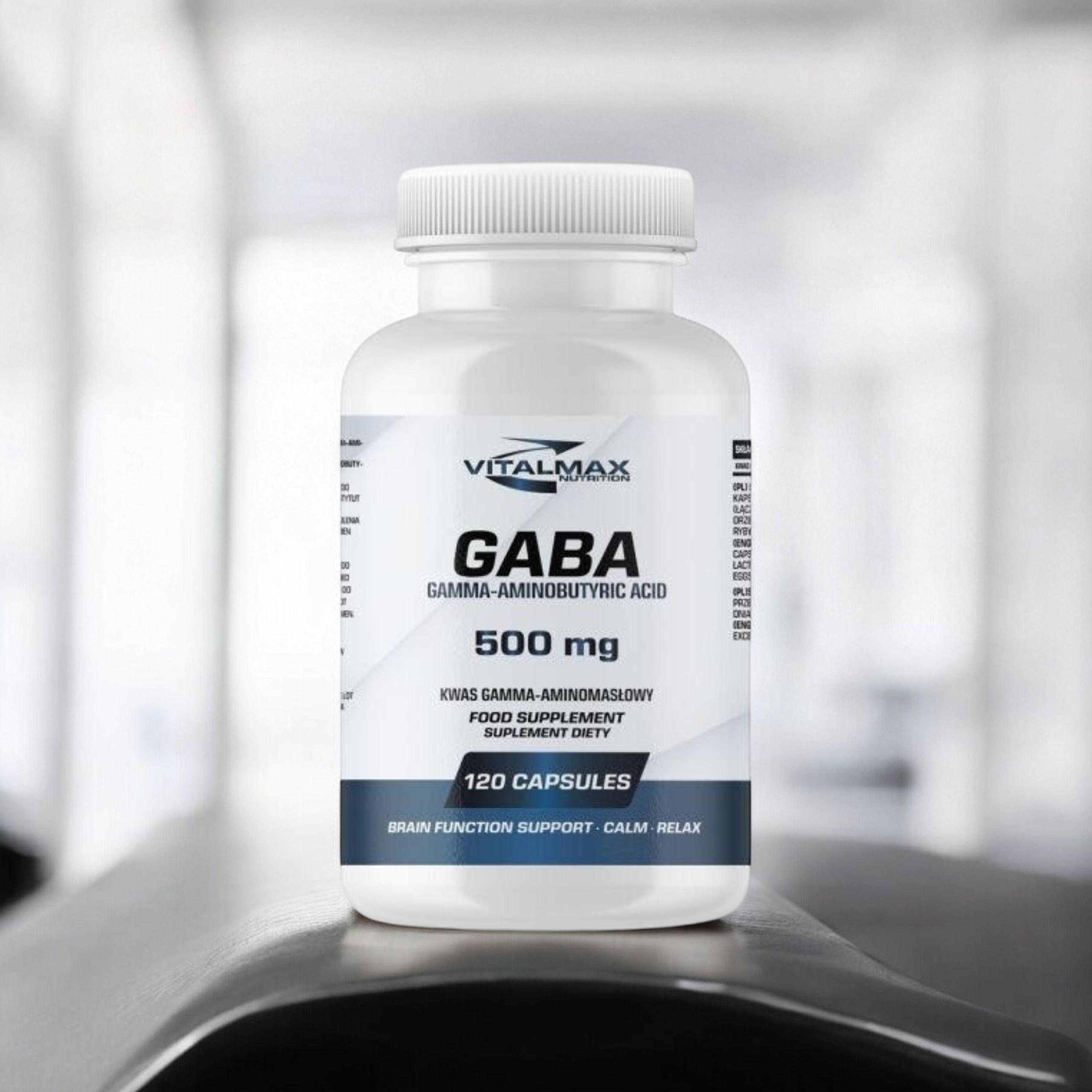 VITALMAX - GABA 500mg - 120 gélules