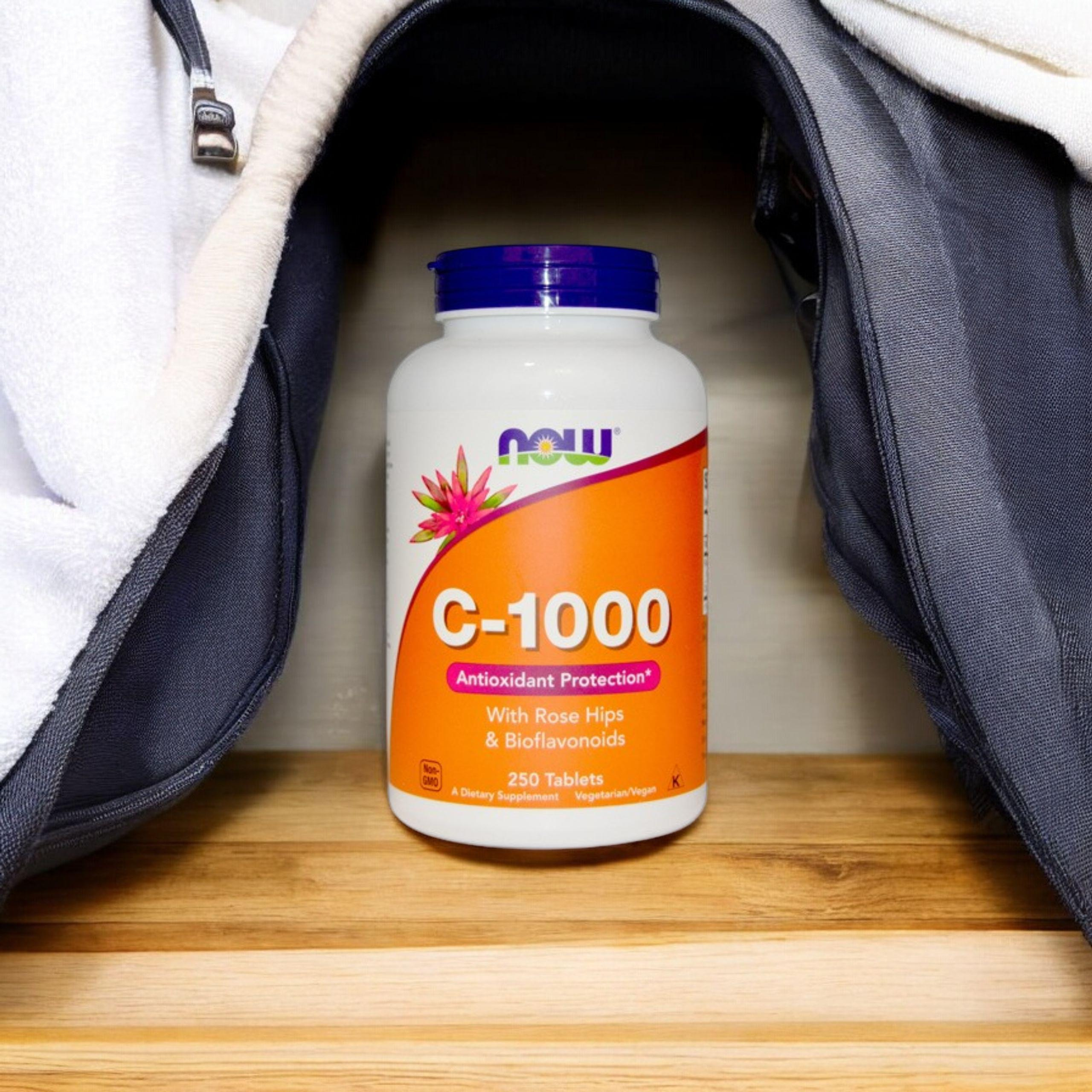 NOW Vitamin C-1000 Protection Antioxydante - 250tabs