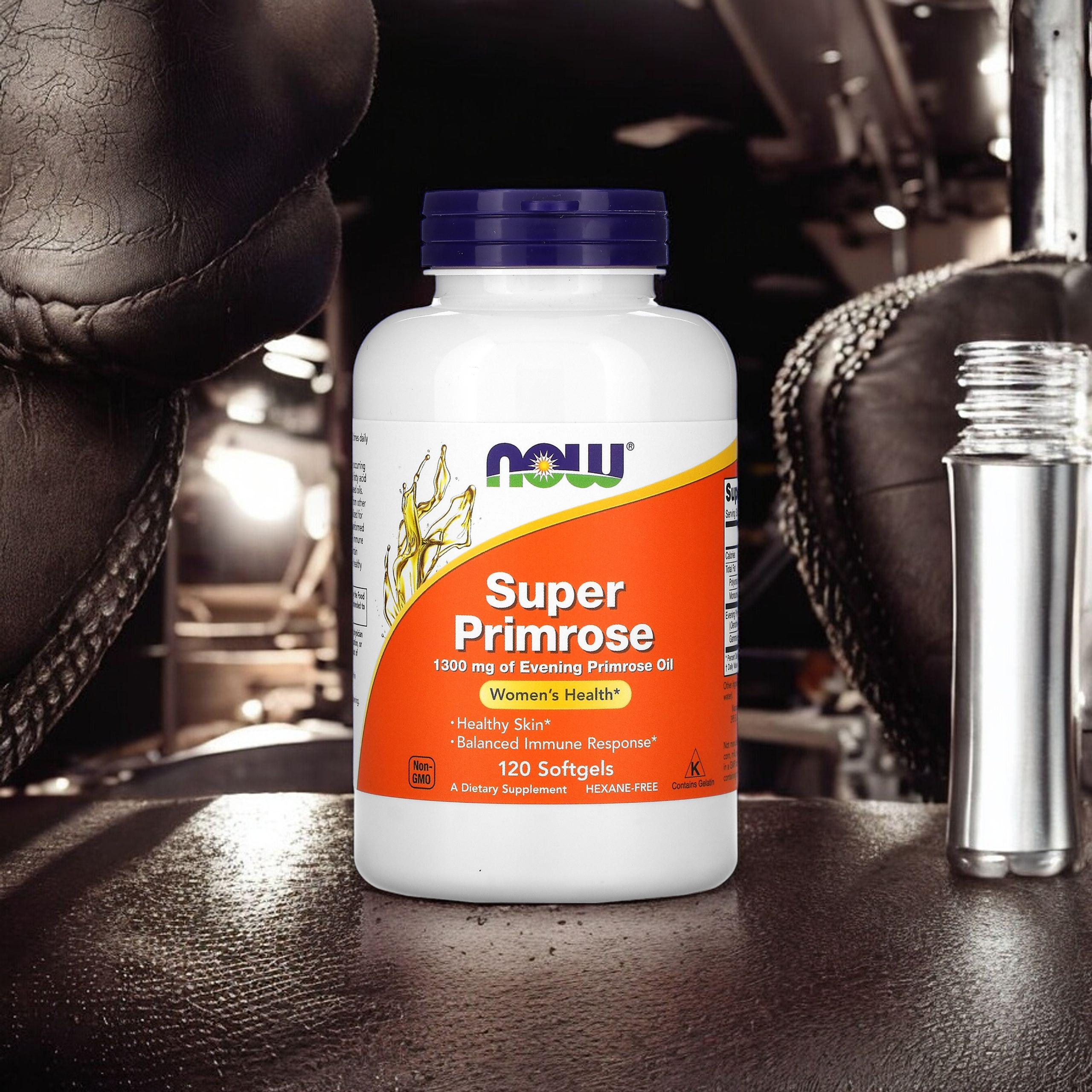 NOW Super Primrose - 120softgels. - Huile d'onagre