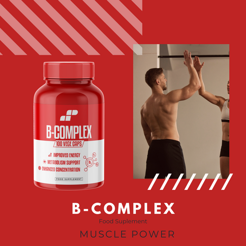 MP NUTRITION Vitamin B-Complex - 100vcaps - Complexe de Vitamines B