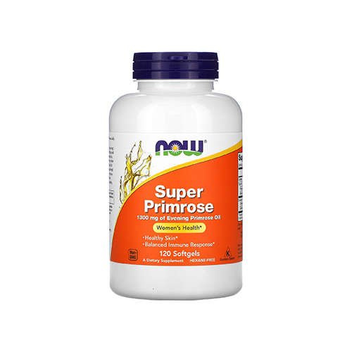 NOW Super Primrose - 120softgels. - Huile d'onagre