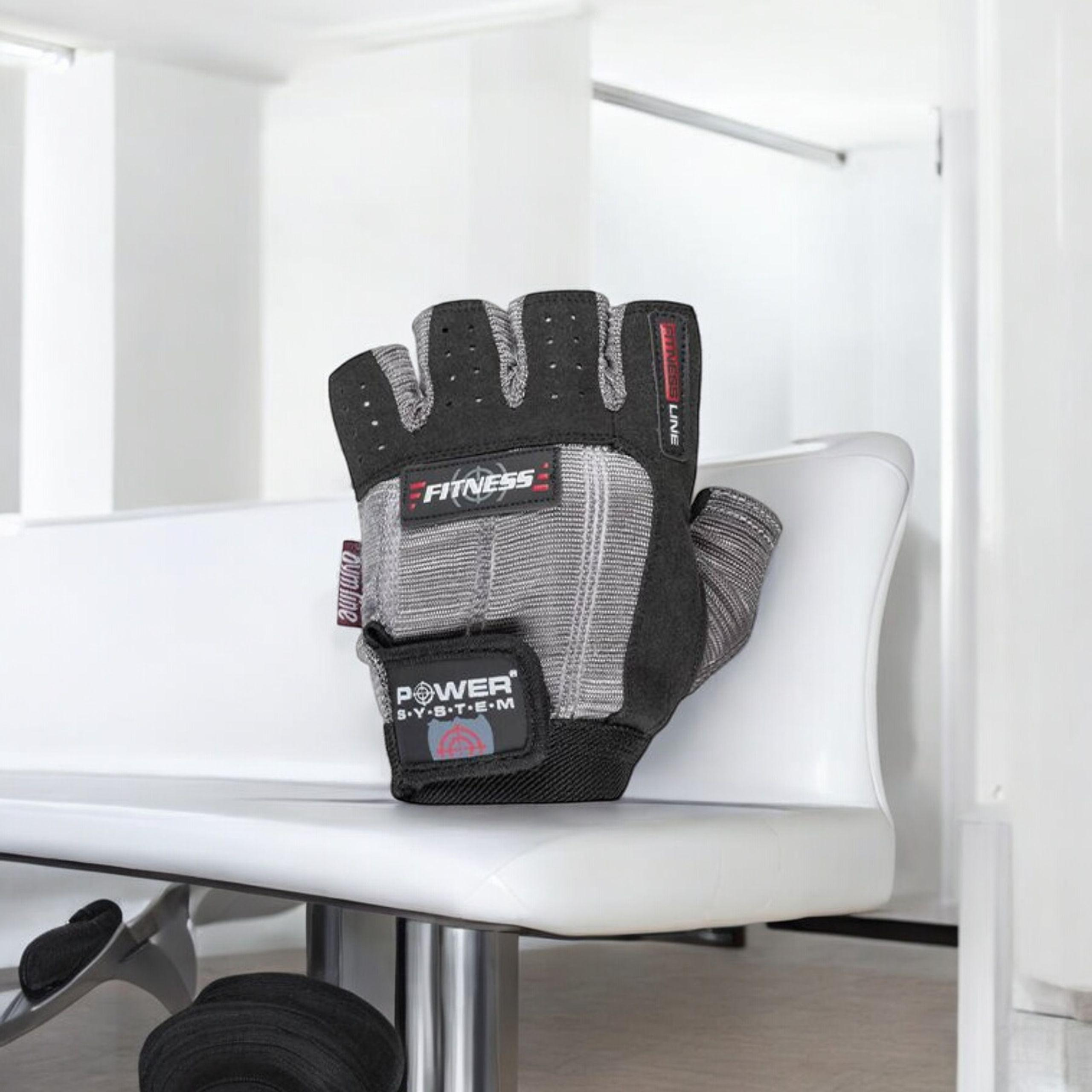 POWER SYSTEM Gants Fitness - Szaro-Czarne