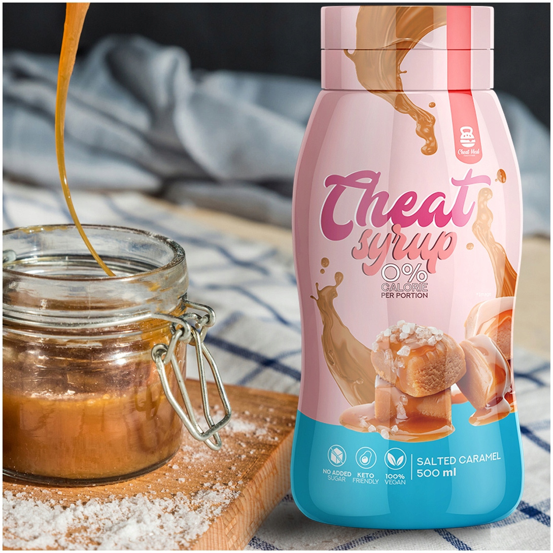 Makaron Konjac Tagliatelle 400g (300g netto) + SYROP KARMEL ZESTAW