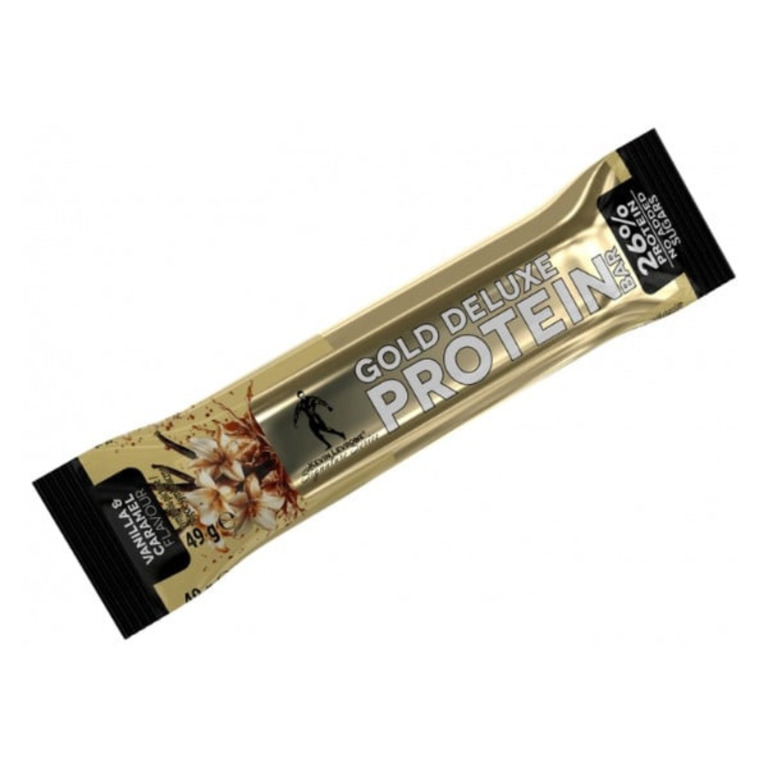 KEVIN LEVRONE - Gold Deluxe Protein Bar - 12x 48g - Vanille Caramel - SOLDES - 30-04