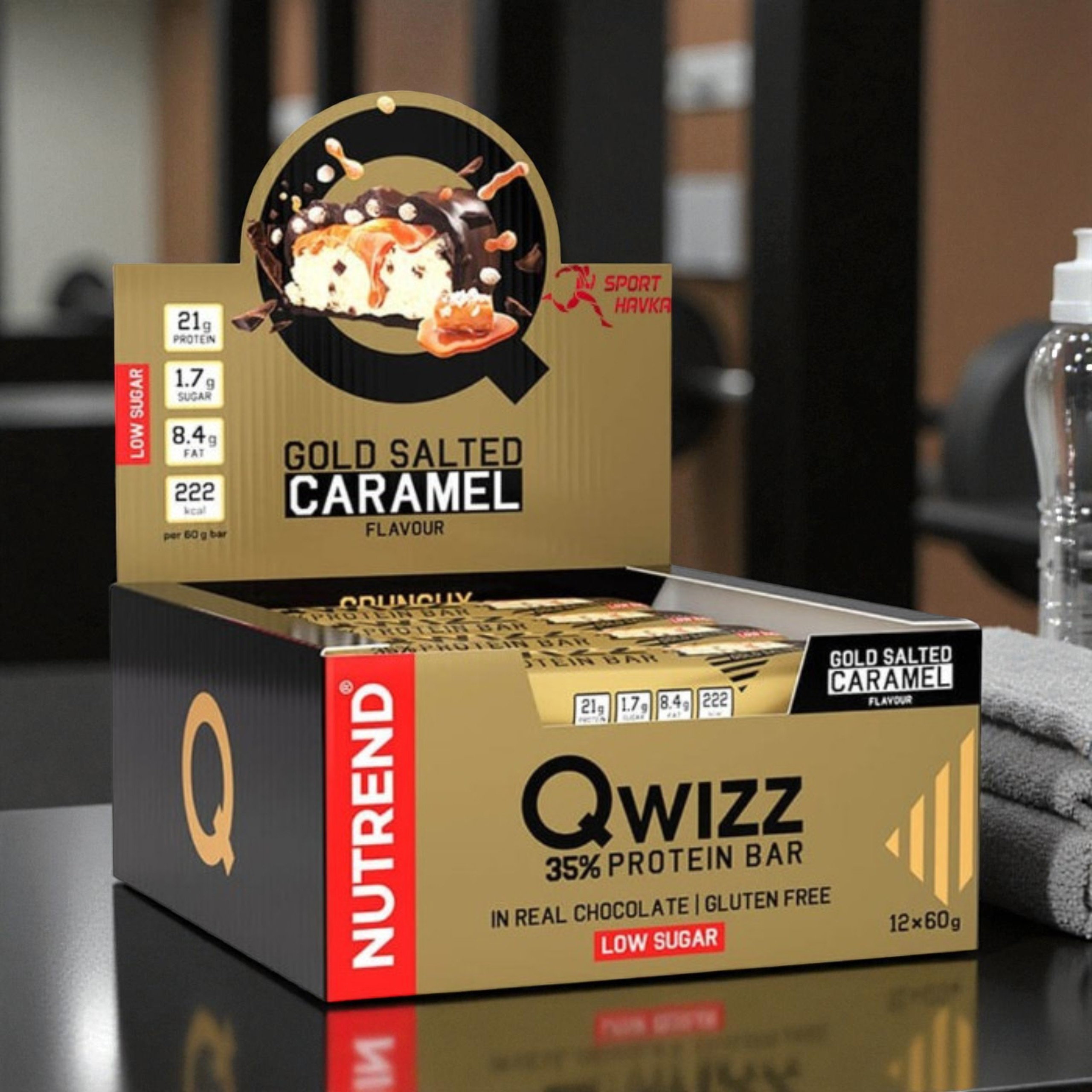 NUTREND - Barre QWIZZ Protein Bar - 24x 60g