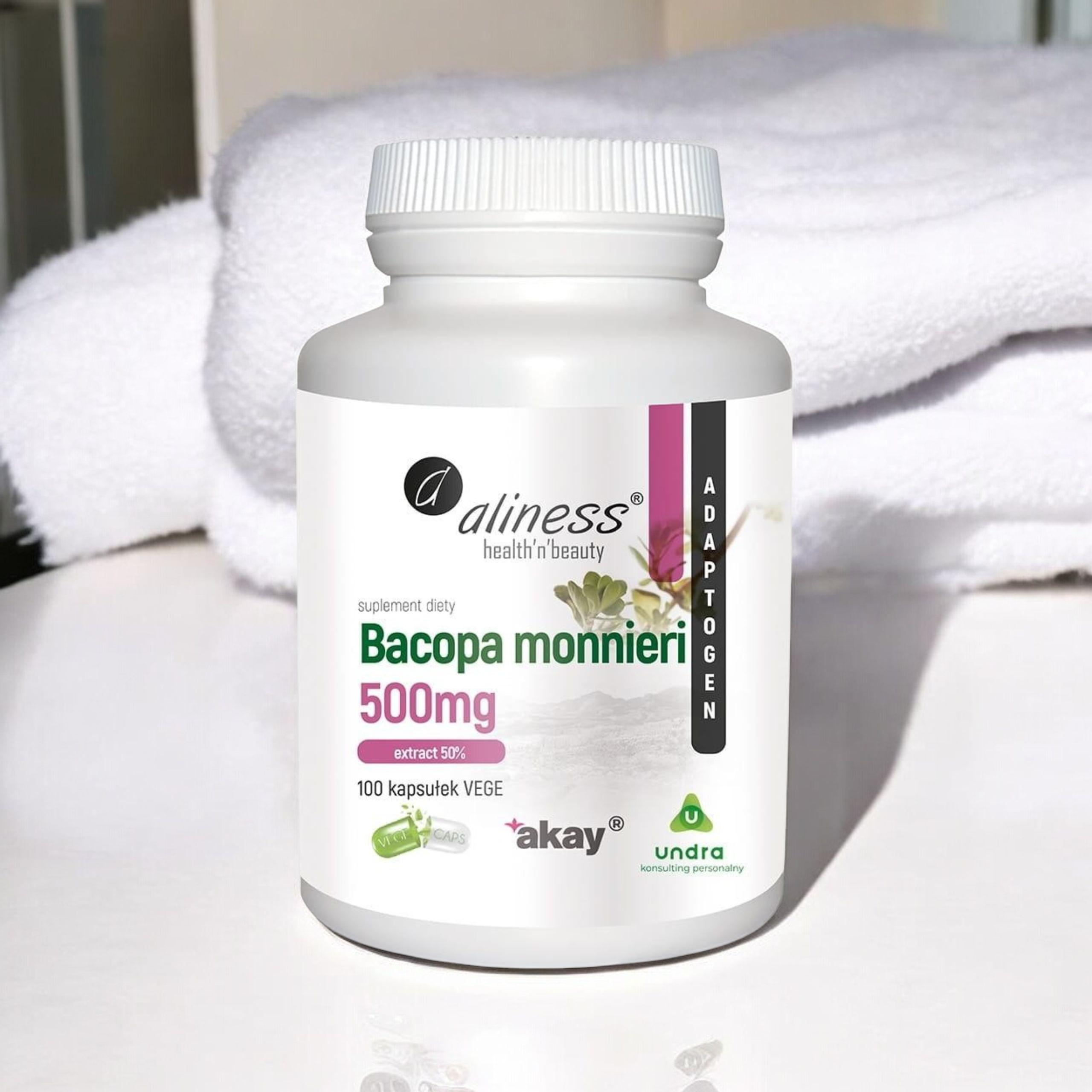ALINESS - Extrait de Bacopa Monnieri 500mg - 100 gélules végétales.