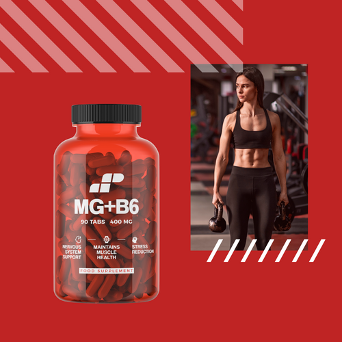 MP NUTRITION Mg + B6 - 90tabs - Magnésium + Vitamine B6