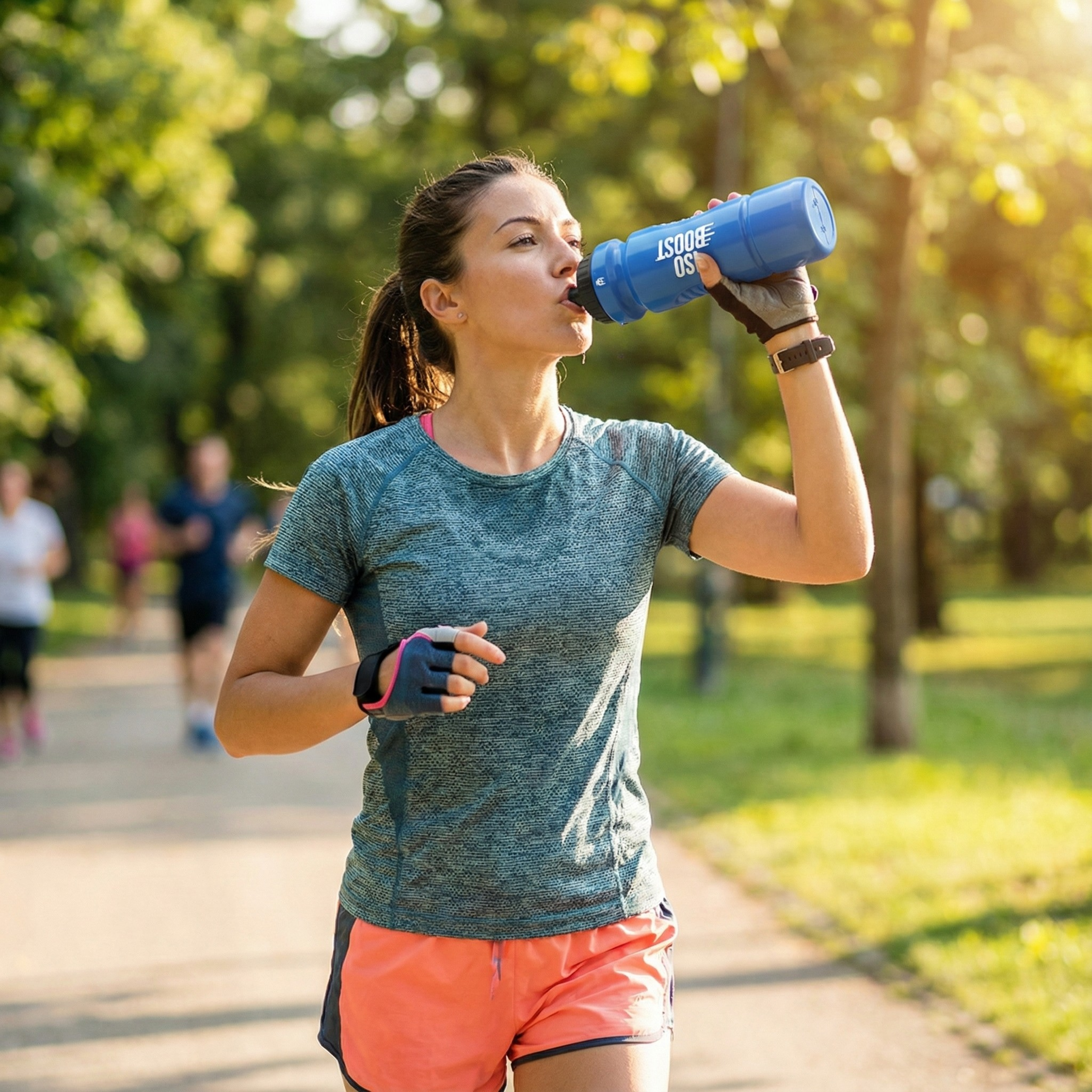 Bidon Hiro.Lab - bouteille 900ml étanche pour eau boisson sportive isotonique
