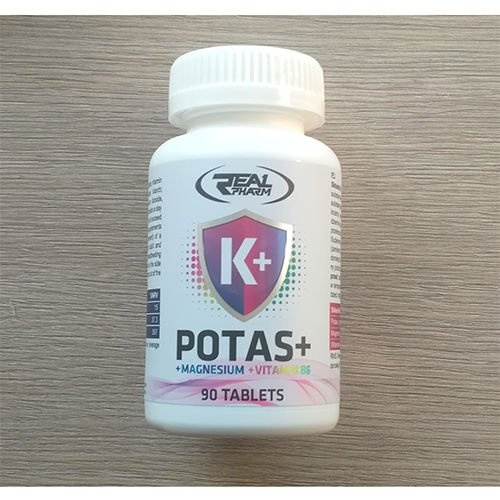 REAL PHARM Potas + Magnésium + B6 - 90tabs