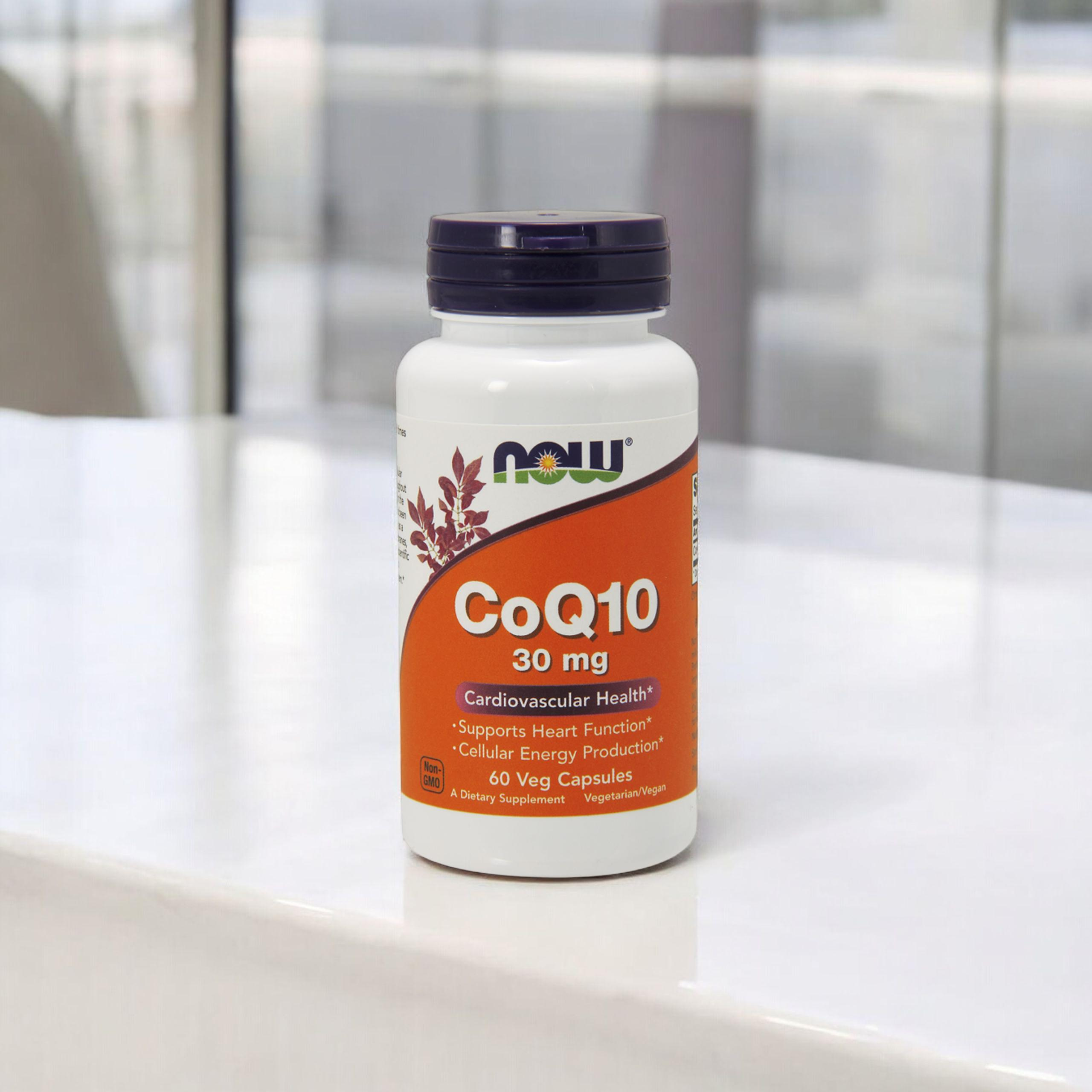 NOW CoQ10 ( Coenzyme Q10 ) 30mg - 60vegcaps