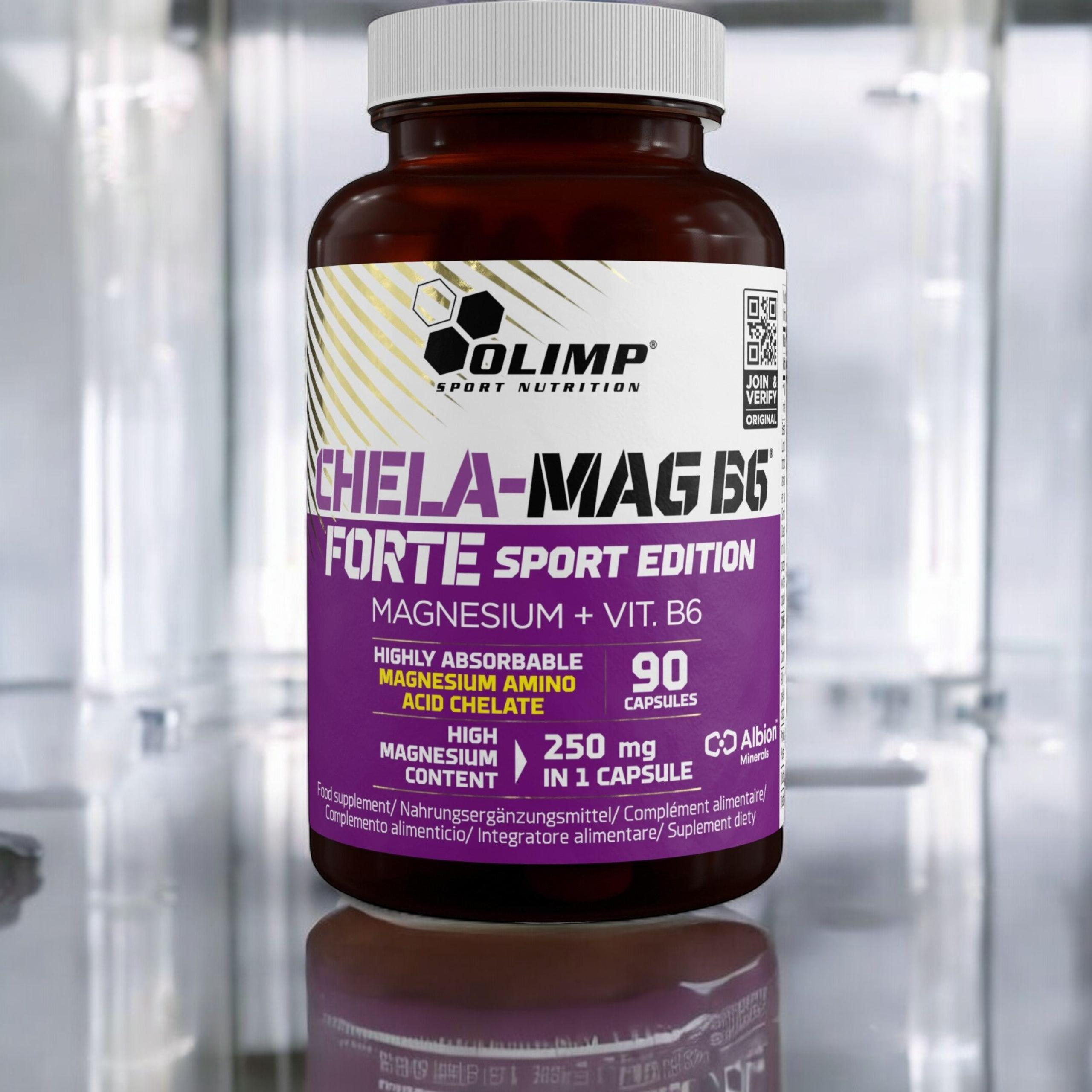 OLIMP - Chela-Mag B6 Forte Sport Edition - 90 gélules.