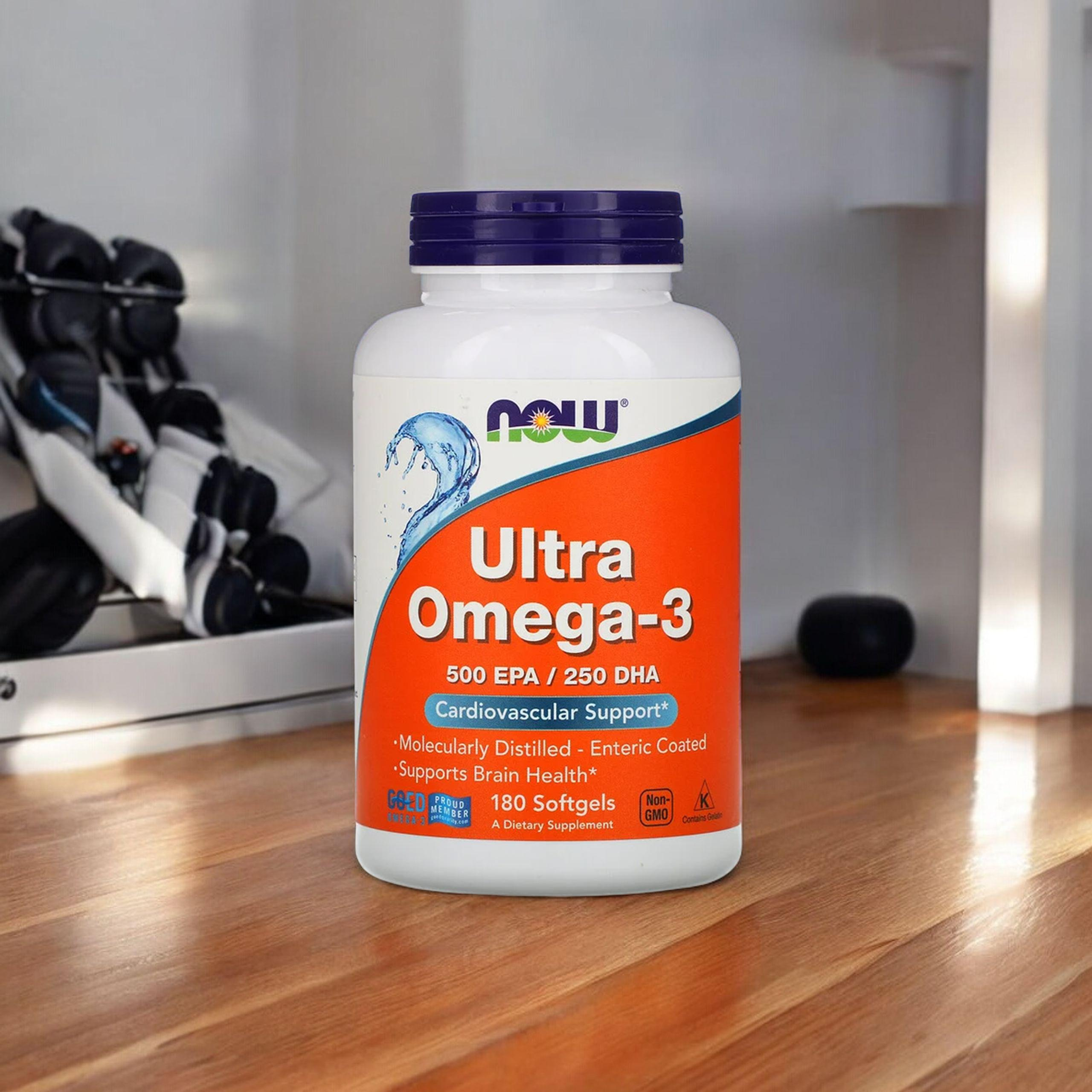 NOW Ultra Omega 3 - 500 EPA / 250 DHA - 180softgels