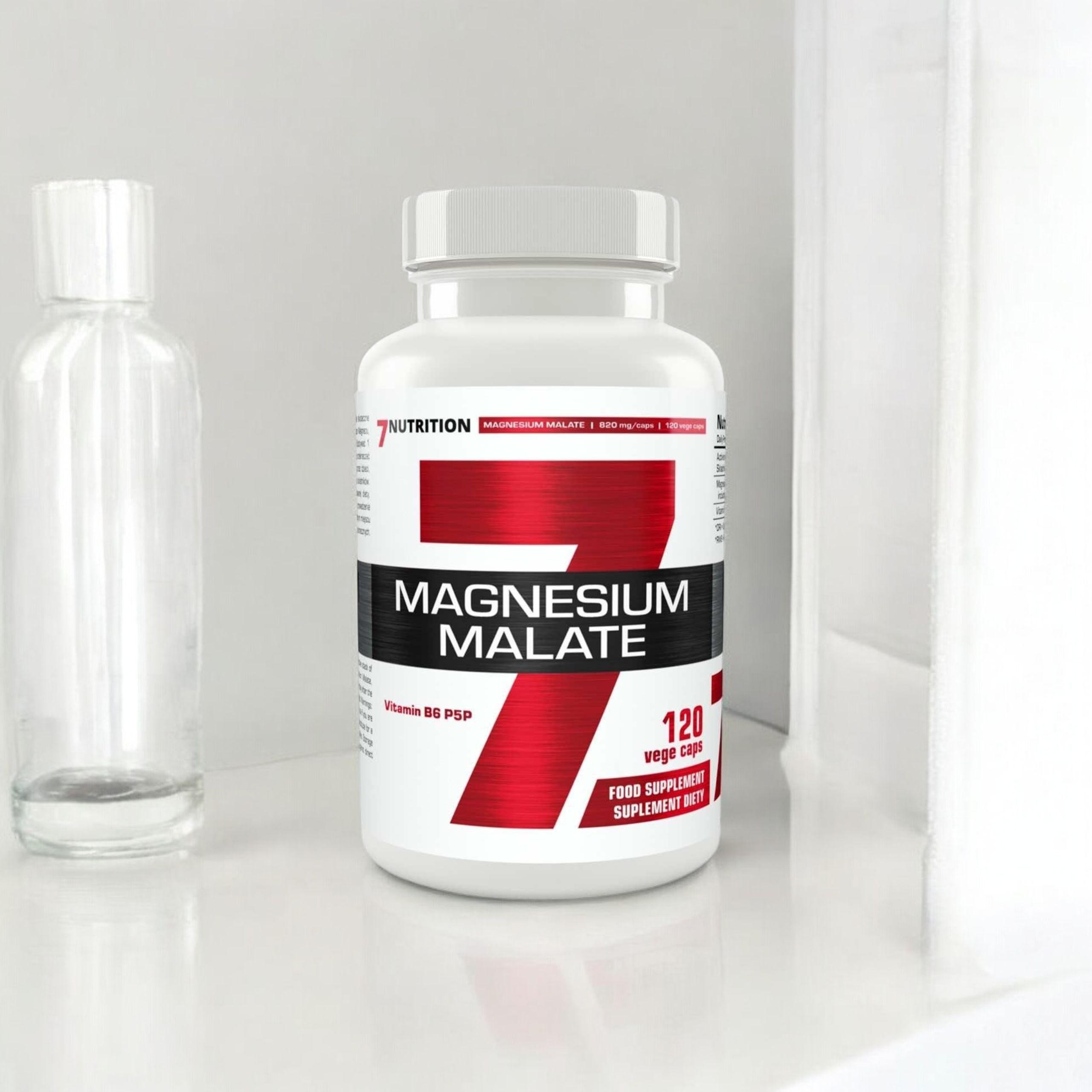 7 NUTRITION - Malate de Magnésium - 120 gélules végétales.