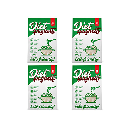 Cheat Meal Nutrition Diet Spaghetti - 4x 400g (4x 300g netto) - Pâtes diététiques