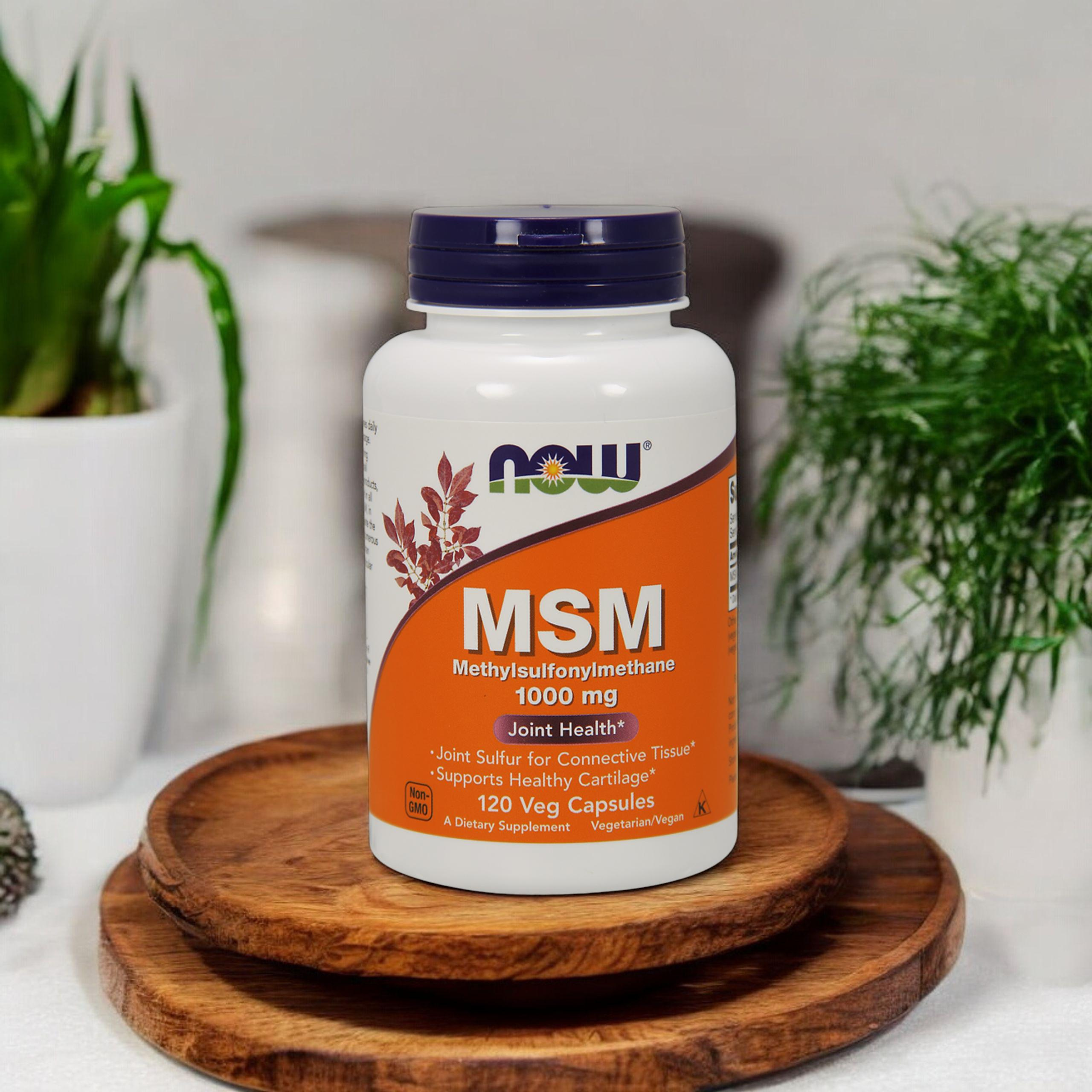 NOW MSM 1000mg - 120vcaps