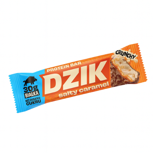 DZIK - Barre Protéinée Croquante - 70g - Caramel Salé