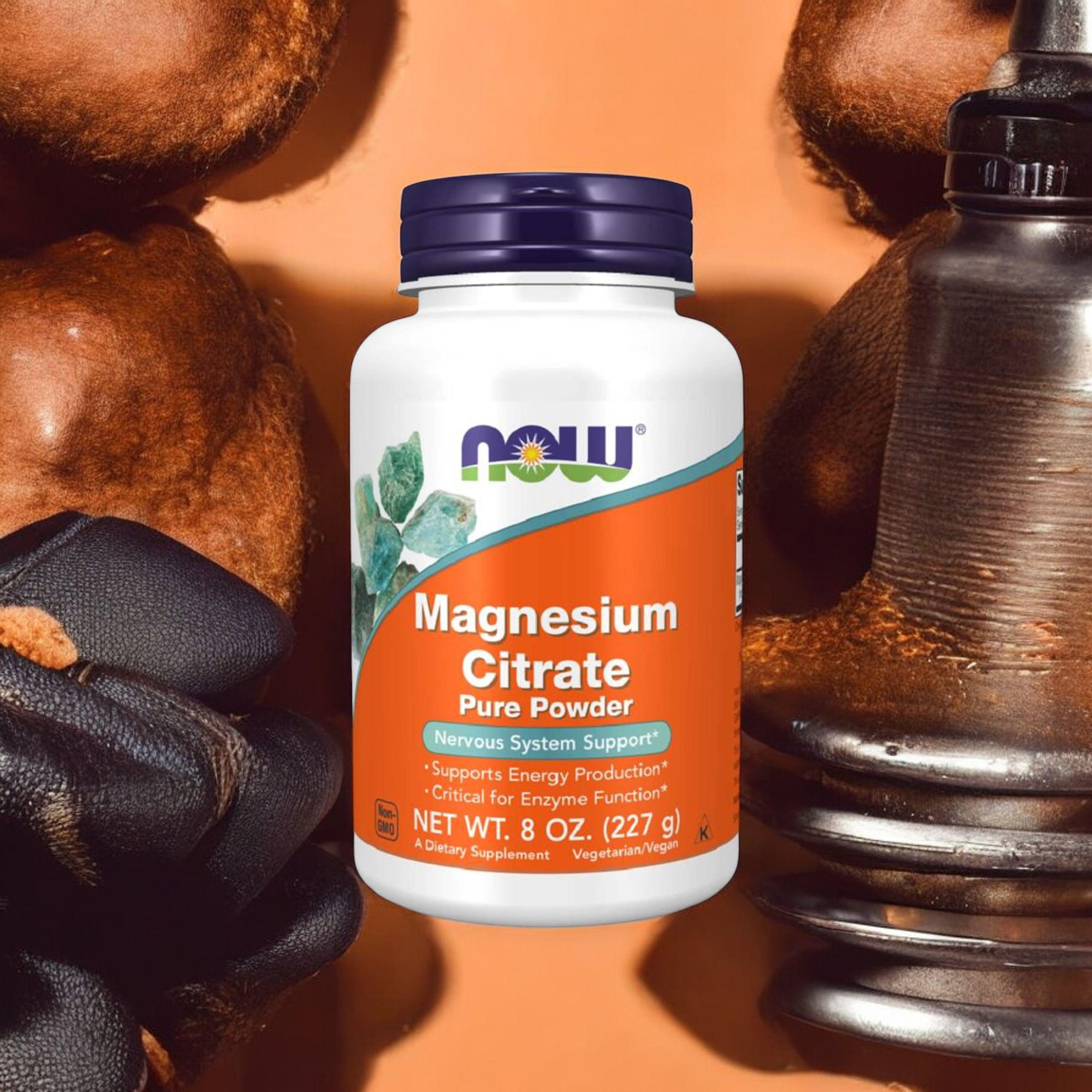 NOW Magnesium Citrate Powder - 227g