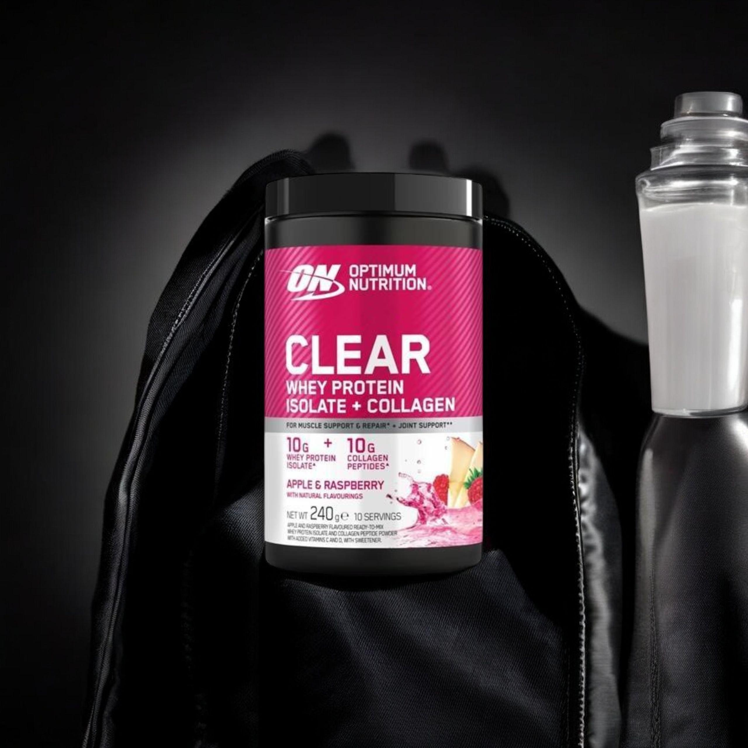 OPTIMUM NUTRITION - Collagène de Lactosérum - 240g - Pomme Framboise