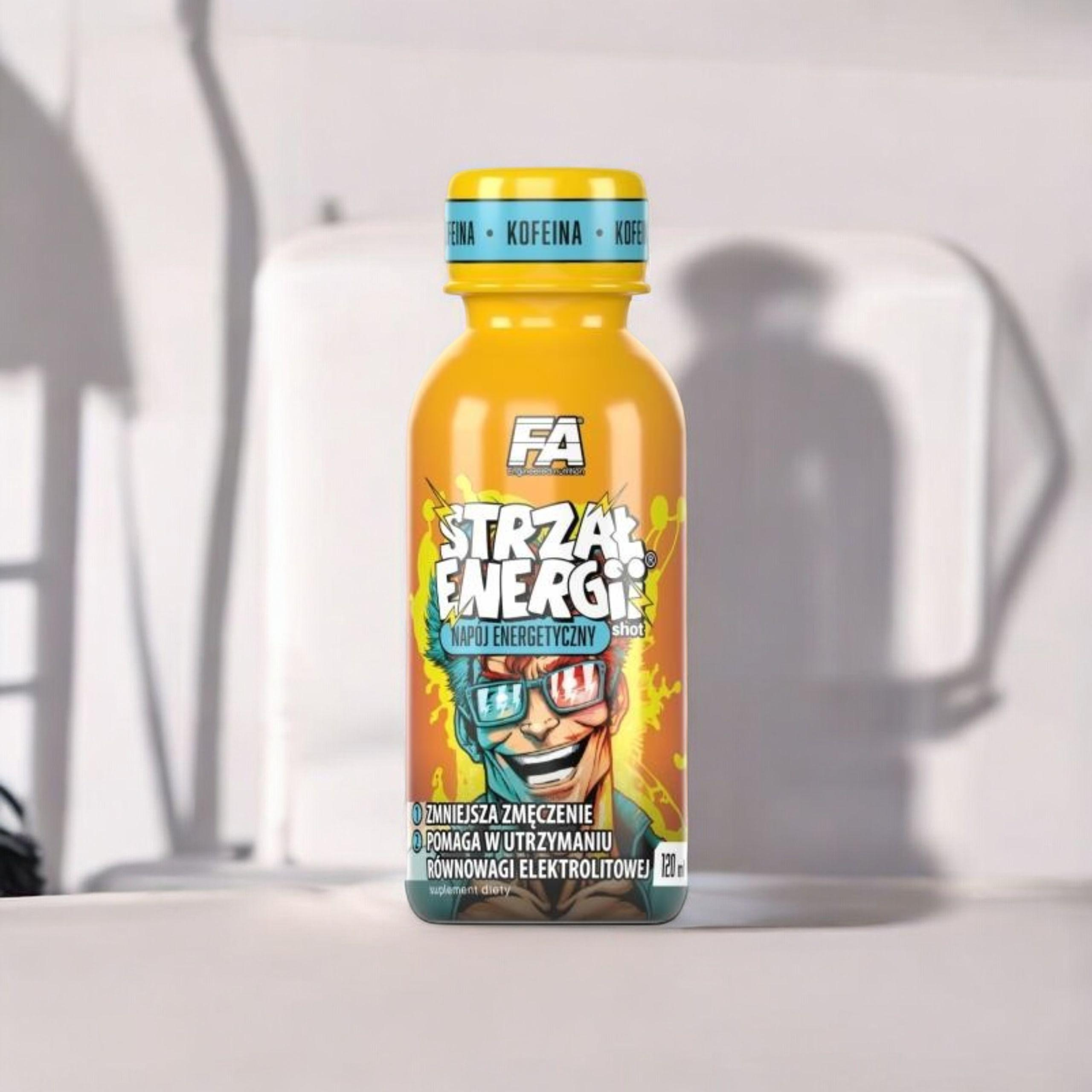 FITNESS AUTHORITY - Shot Énergétique - 12x 120ml - Raisin Poire