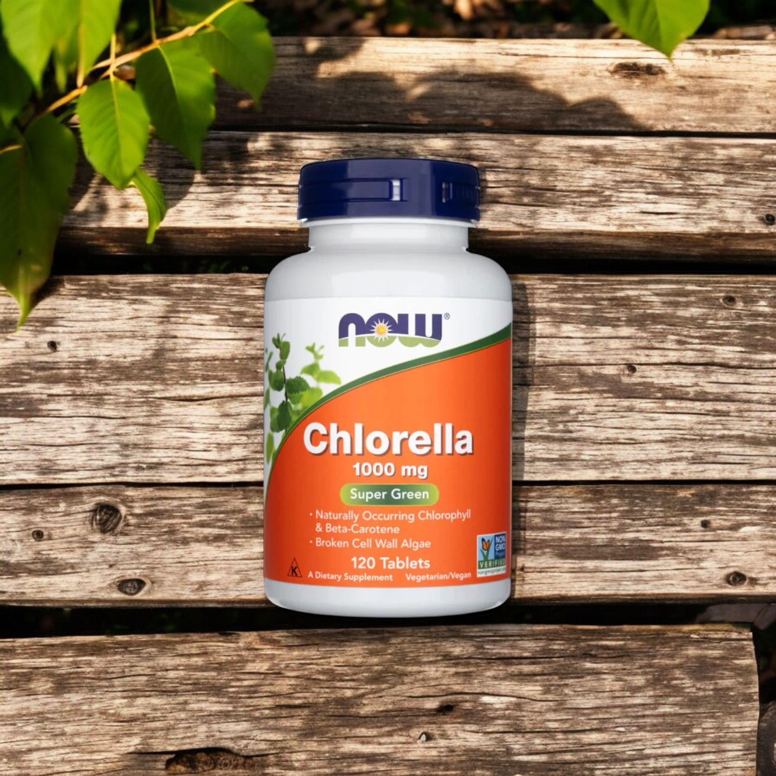 NOW - Chlorella 1000mg - 120 comprimés